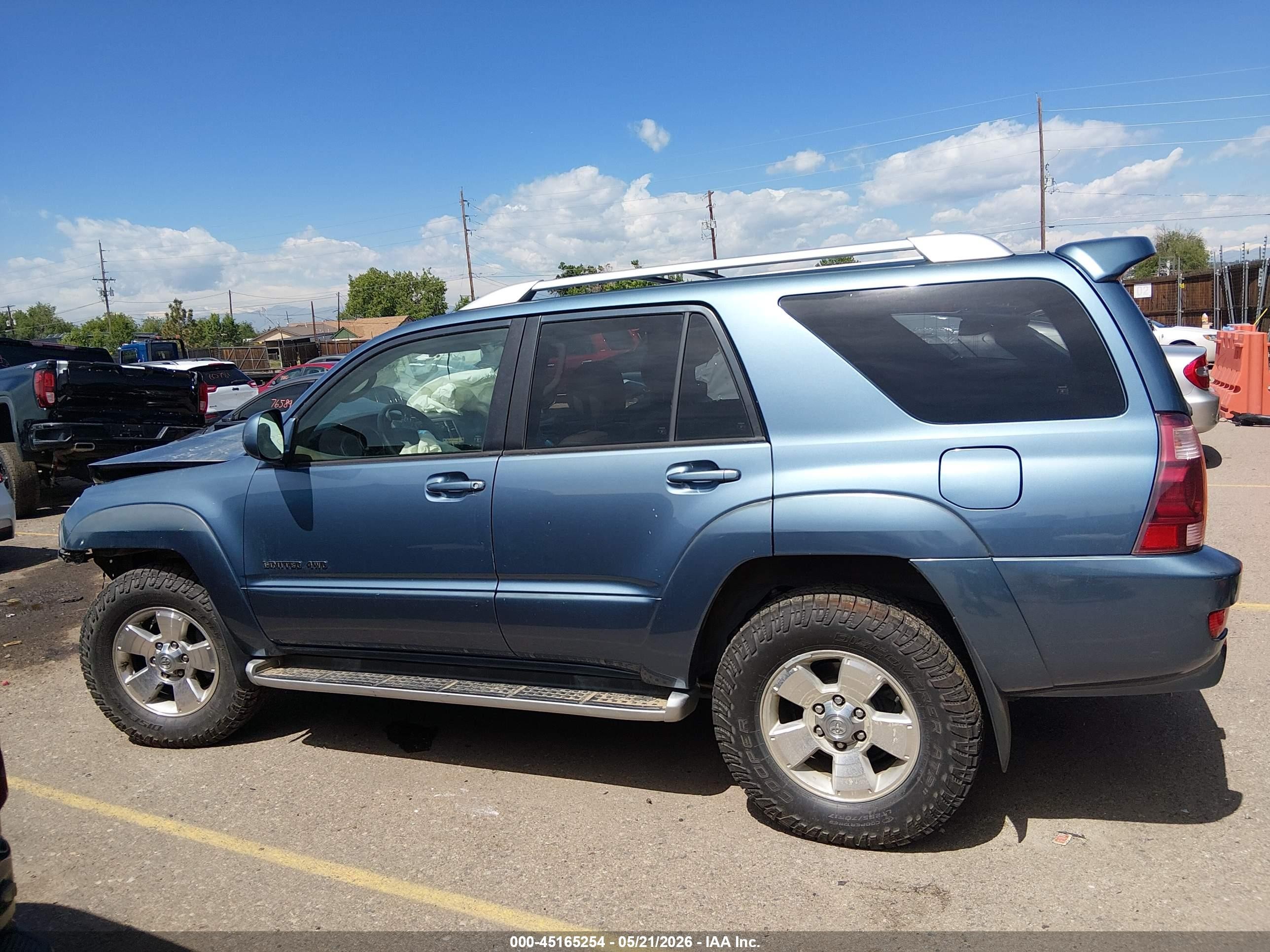 2003 Toyota 4runner Limited V8 Light Blue vin: JTEBT17R430026028