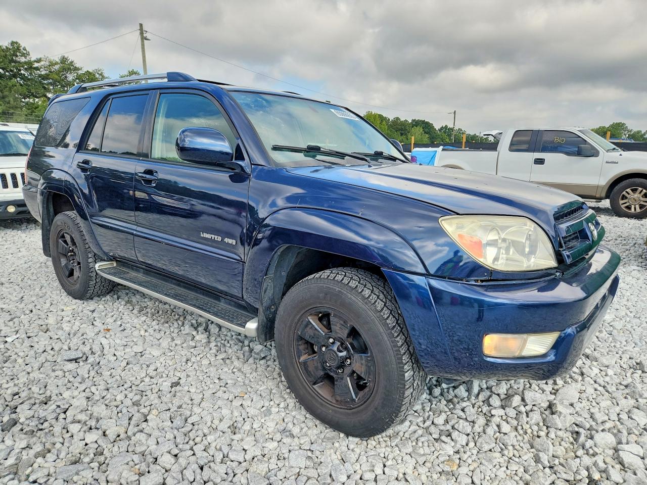2004 Toyota 4runner Limited Blue vin: JTEBT17R448009913
