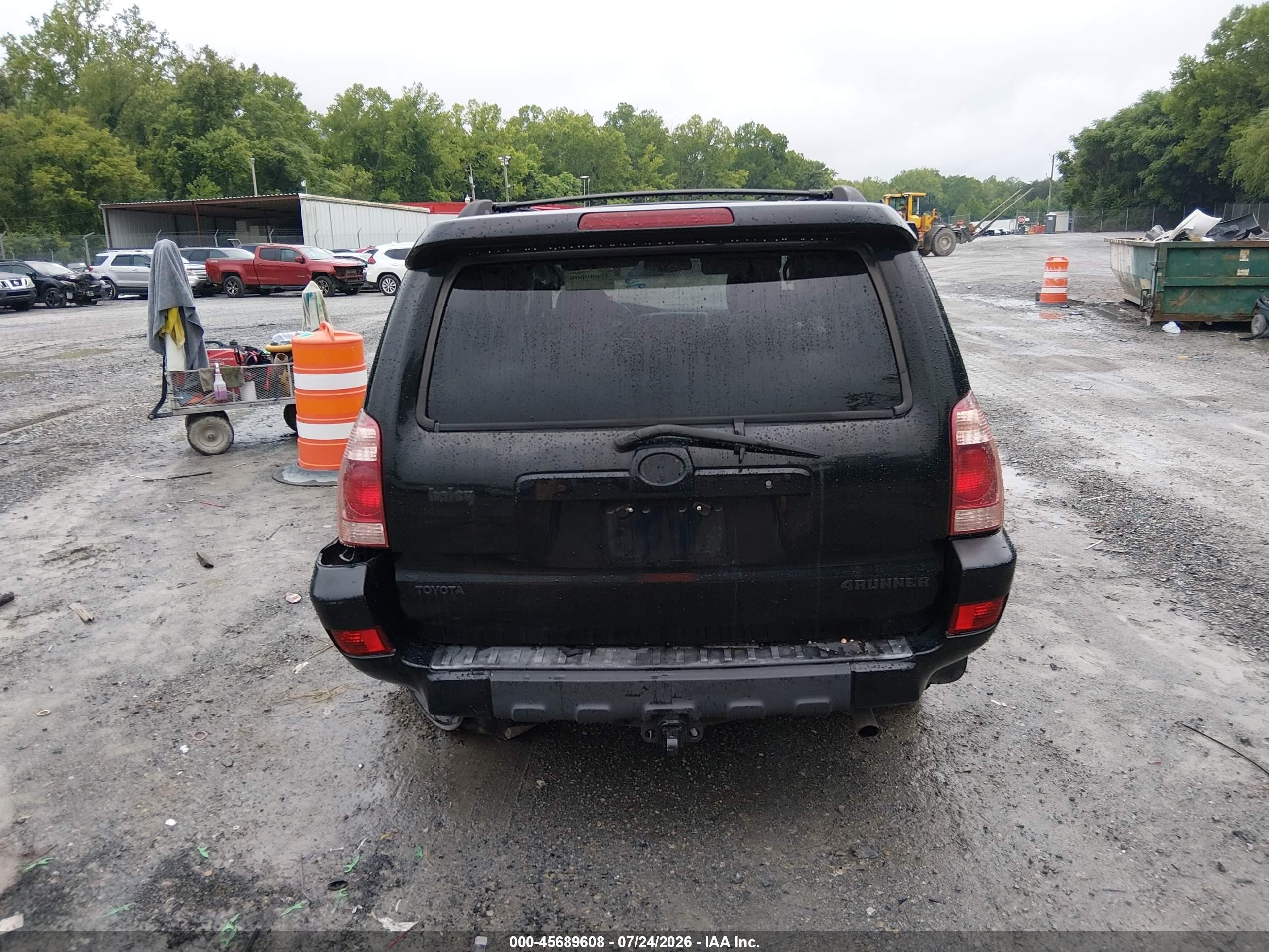 2003 Toyota 4runner Limited V8 Black vin: JTEBT17R530007875