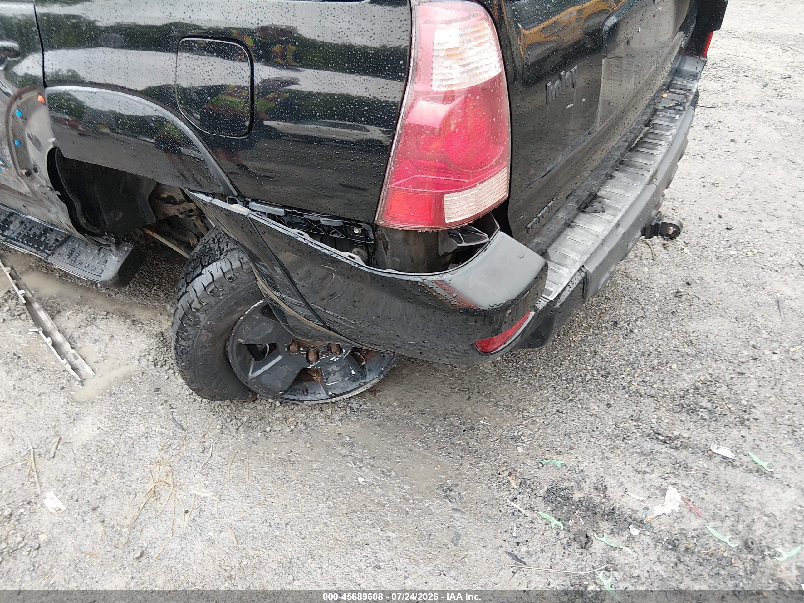2003 Toyota 4runner Limited V8 Black vin: JTEBT17R530007875