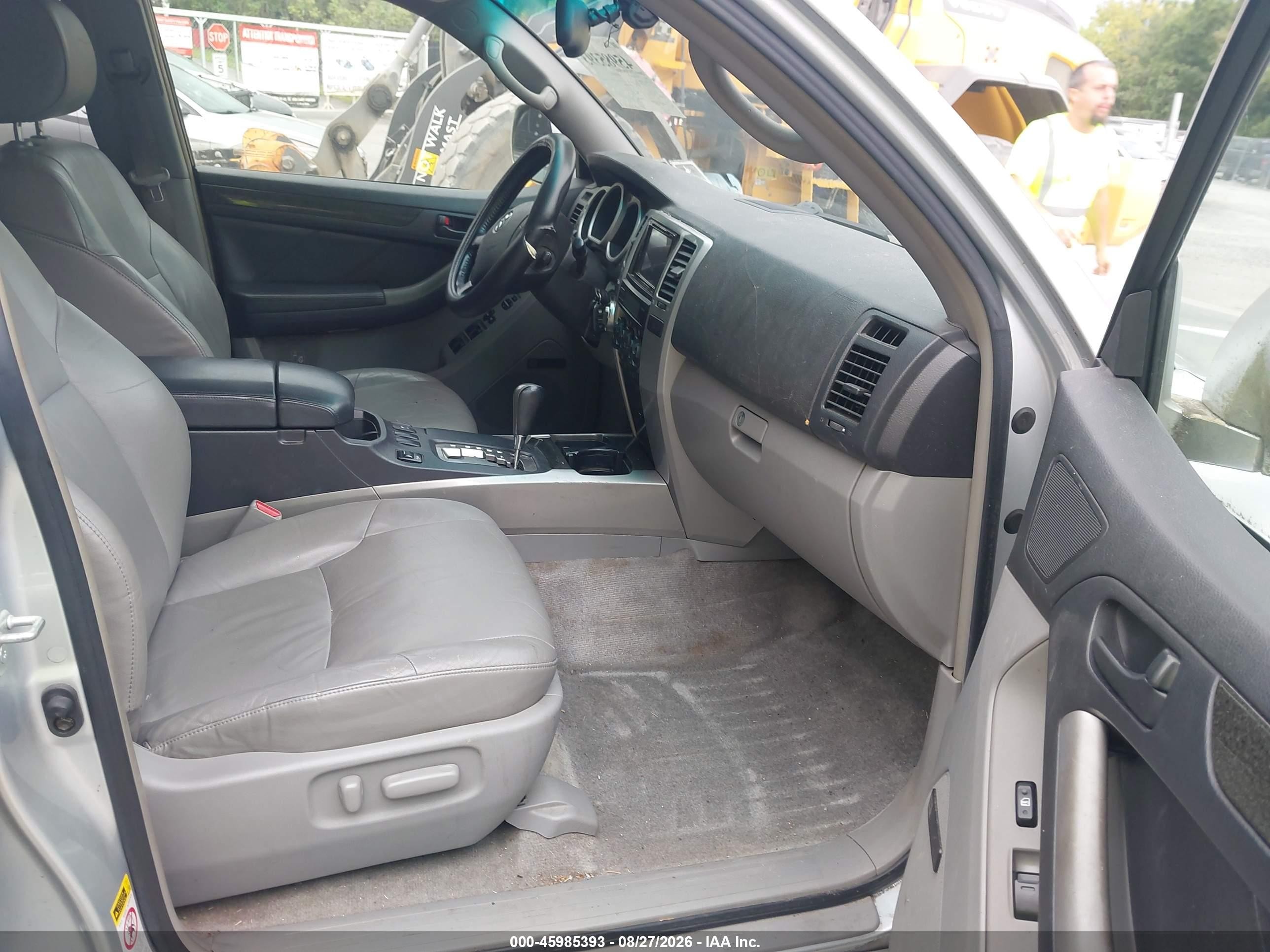 2003 Toyota 4runner Limited V8 Silver vin: JTEBT17R530017192