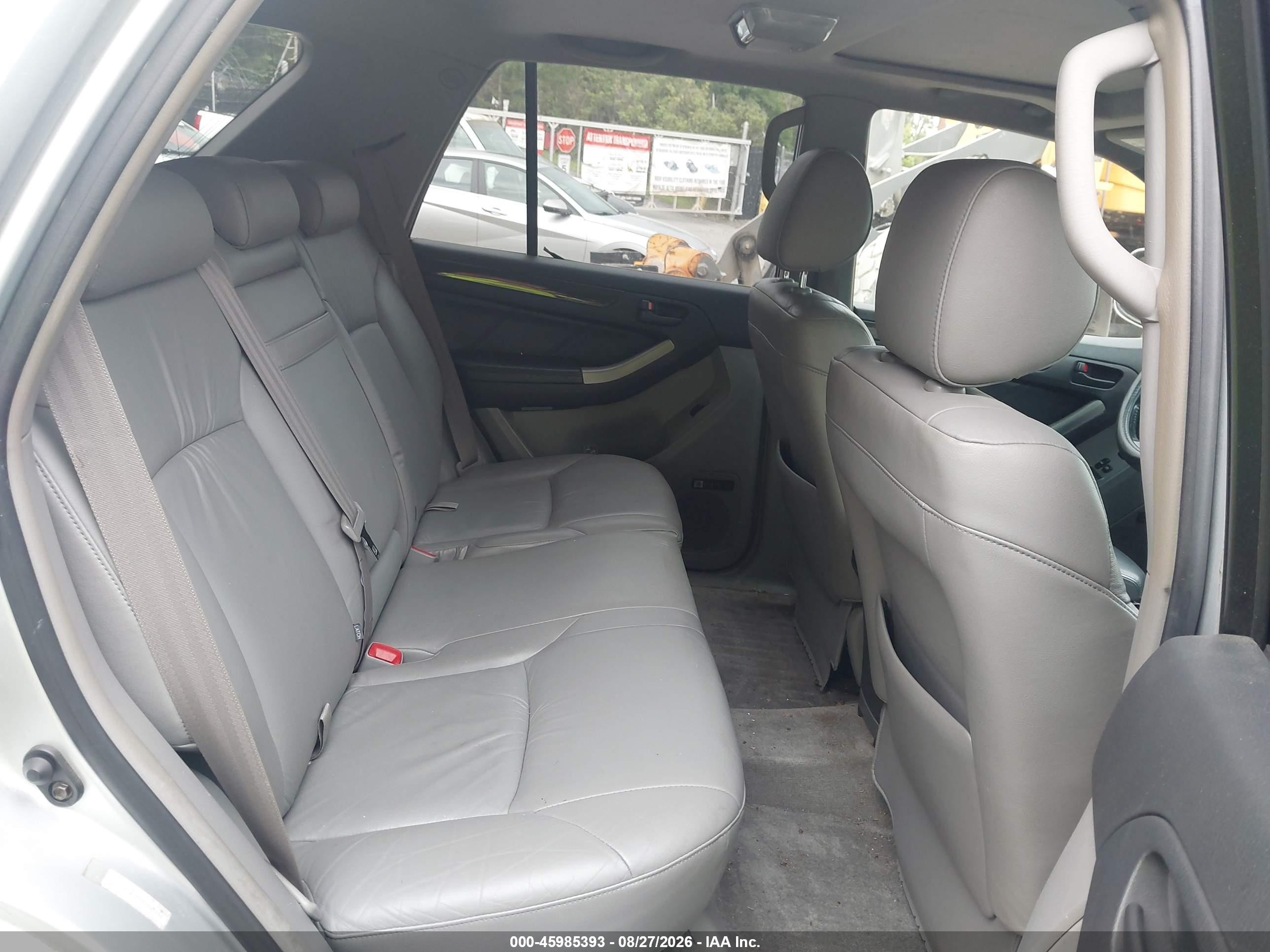2003 Toyota 4runner Limited V8 Silver vin: JTEBT17R530017192