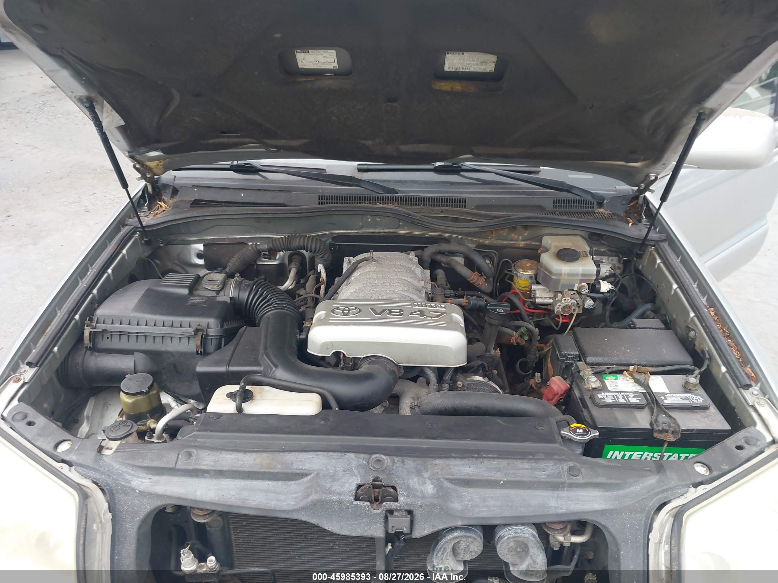 2003 Toyota 4runner Limited V8 Silver vin: JTEBT17R530017192