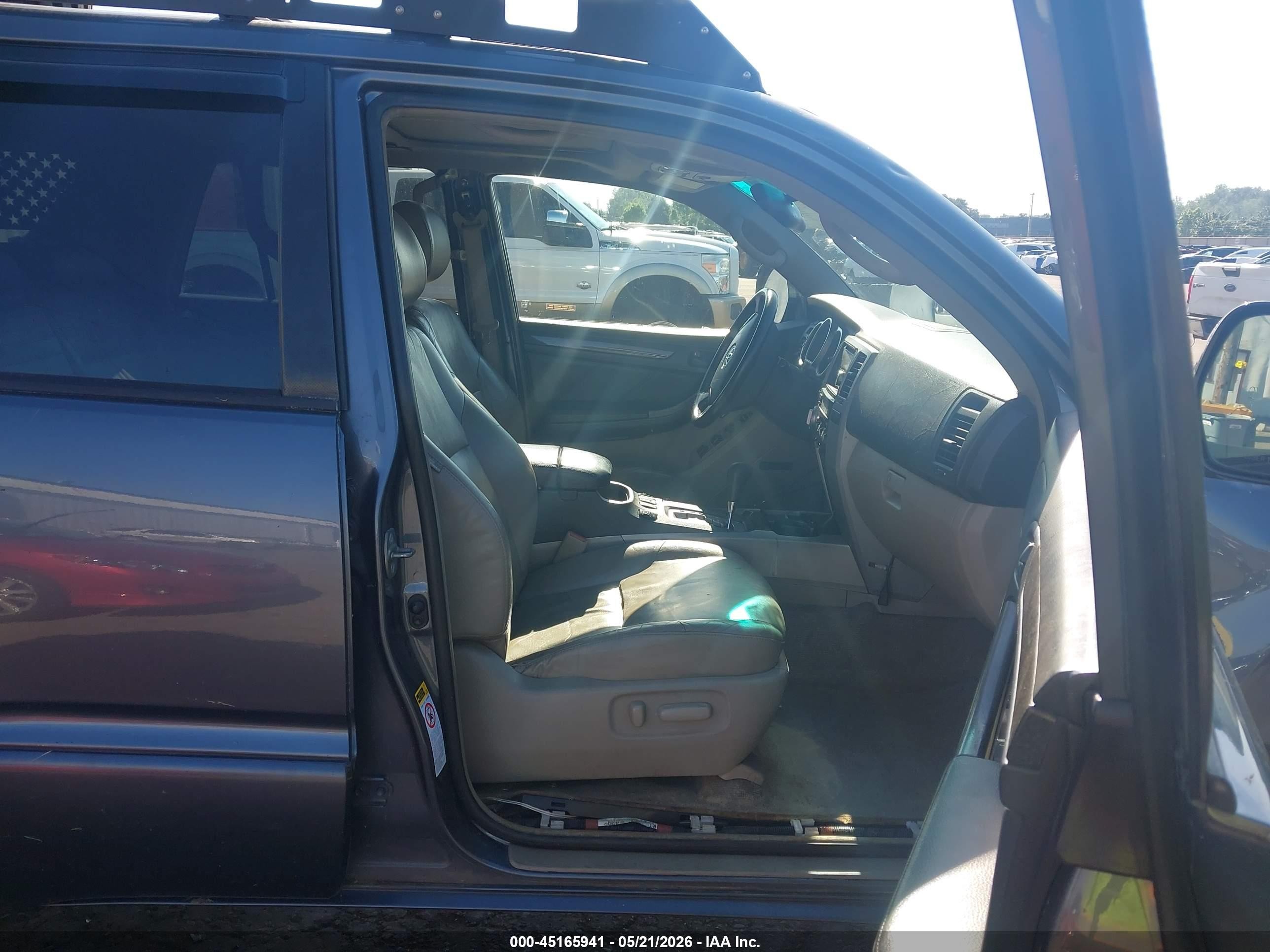 2003 Toyota 4runner Limited V8 Gray vin: JTEBT17R530027057