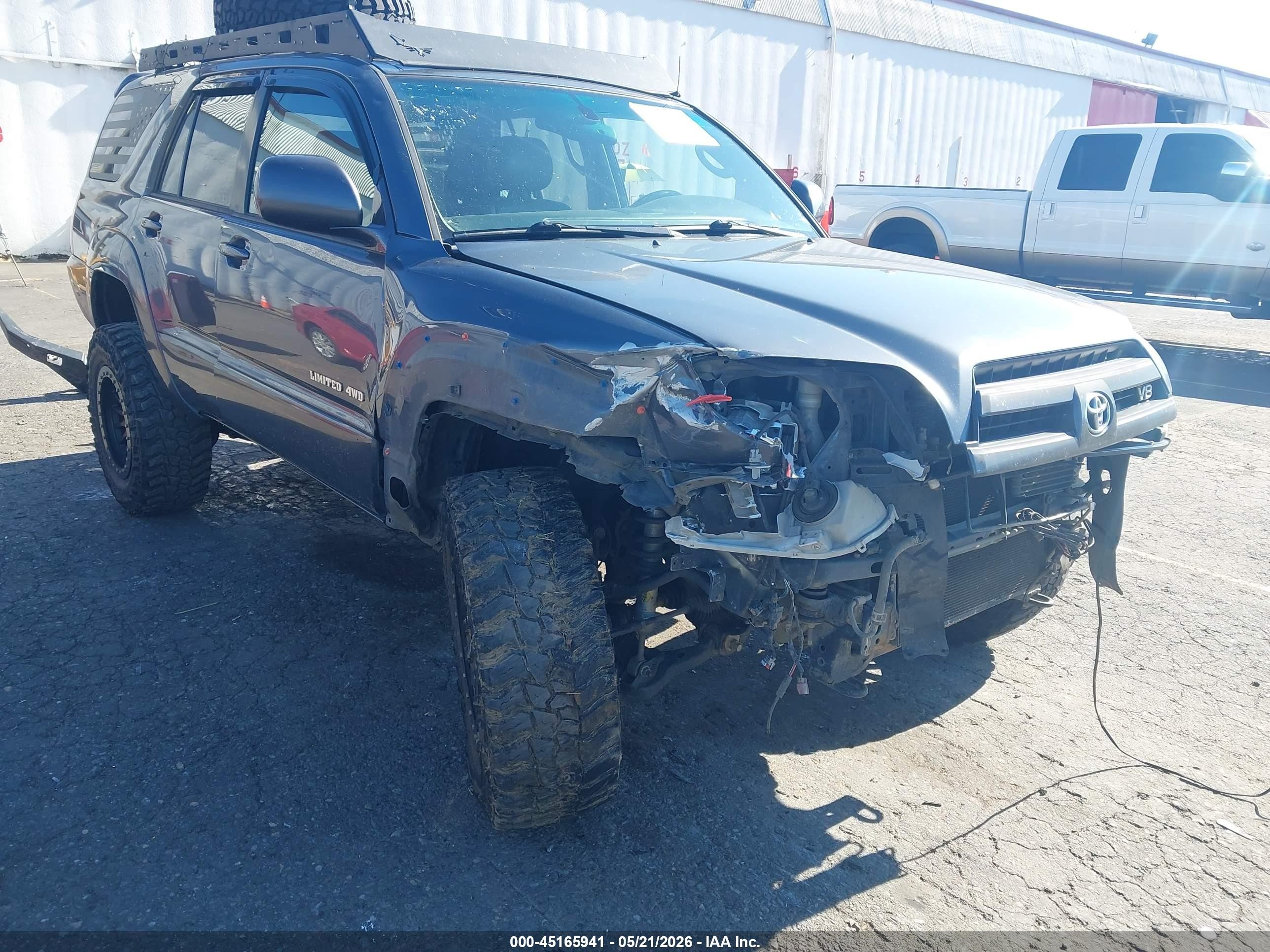 2003 Toyota 4runner Limited V8 Gray vin: JTEBT17R530027057