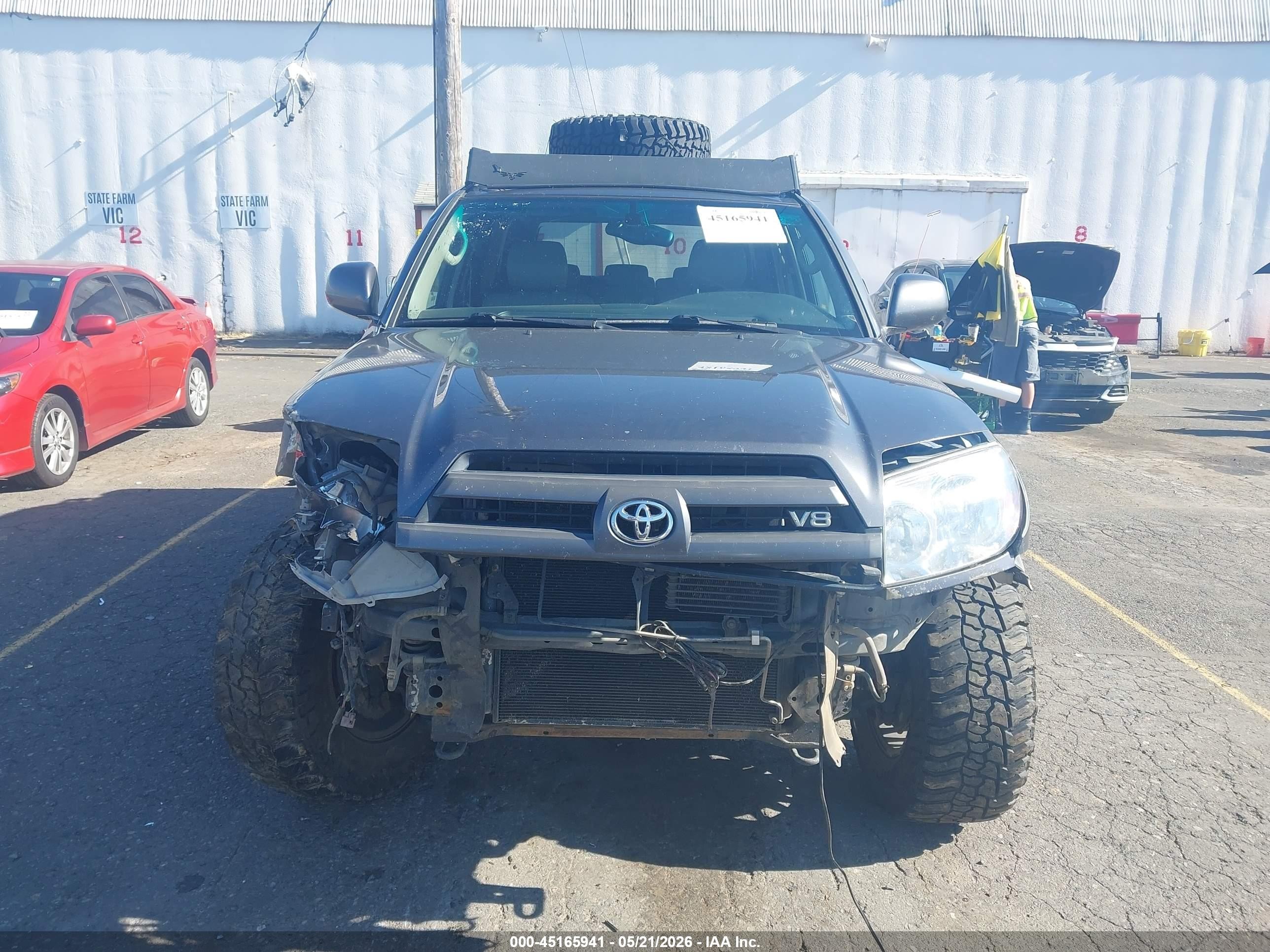 2003 Toyota 4runner Limited V8 Gray vin: JTEBT17R530027057