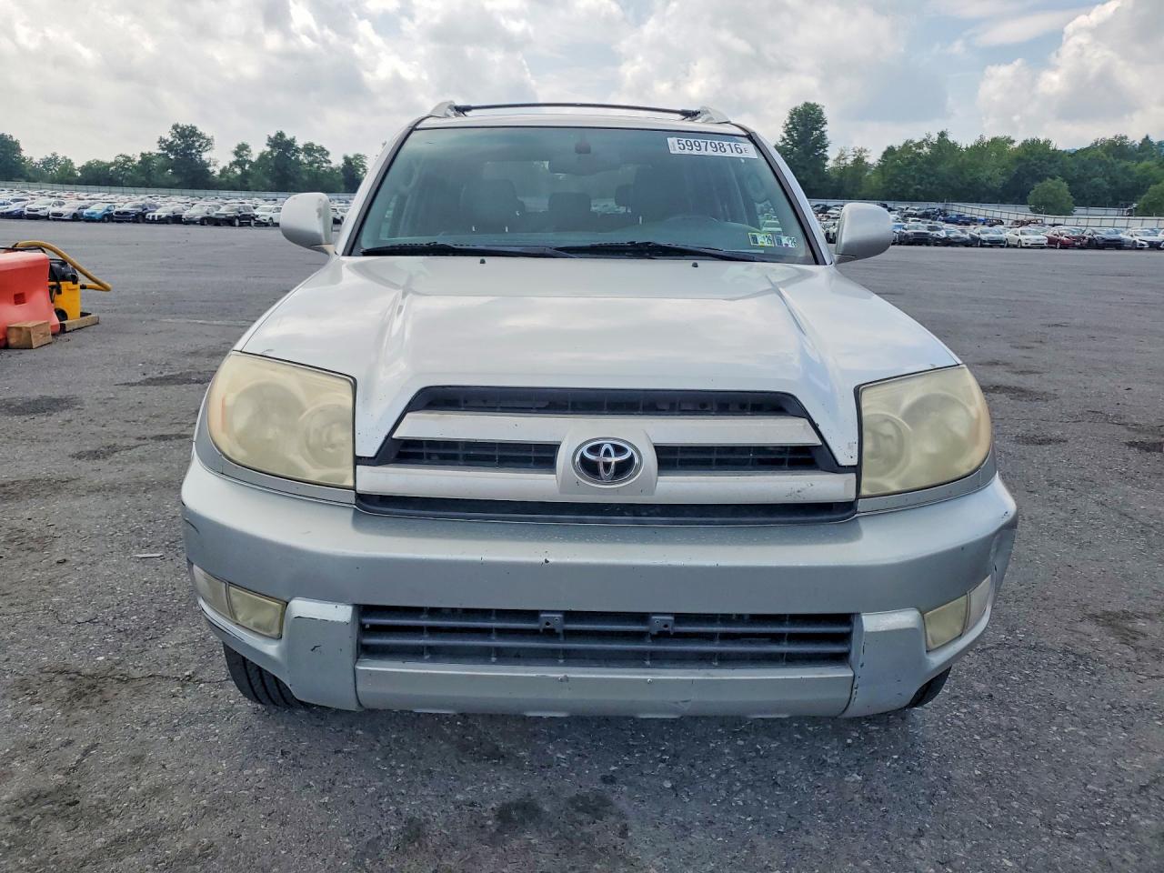 2003 Toyota 4runner Limited Silver vin: JTEBT17R538001477