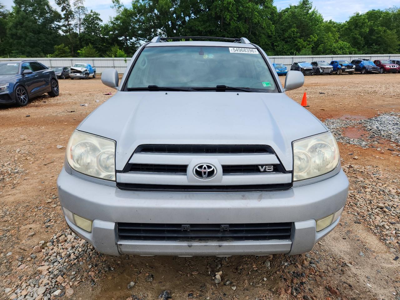 2004 Toyota 4runner Limited Silver vin: JTEBT17R540033829
