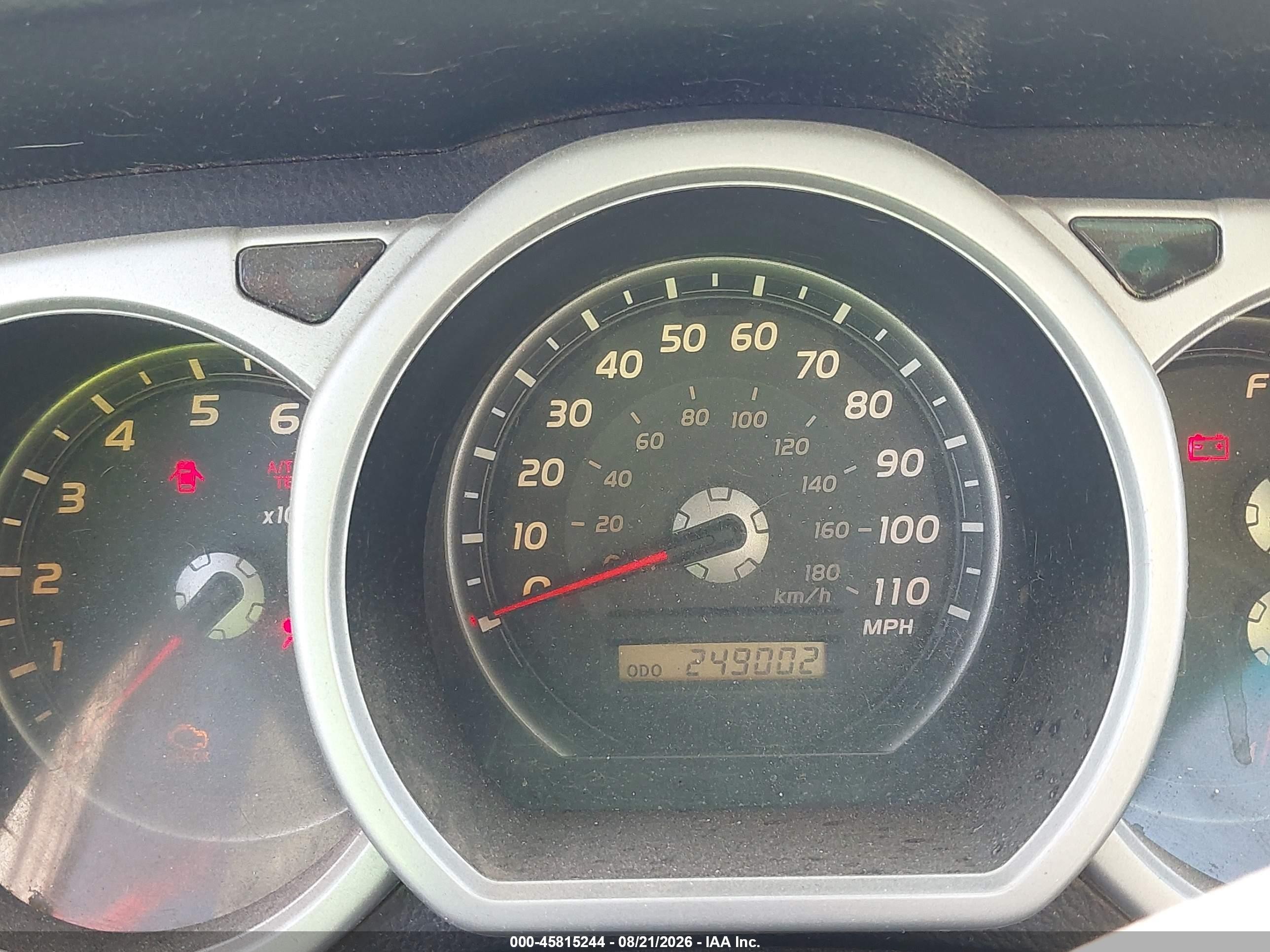 2005 Toyota 4runner Limited V8 Tan vin: JTEBT17R550045948