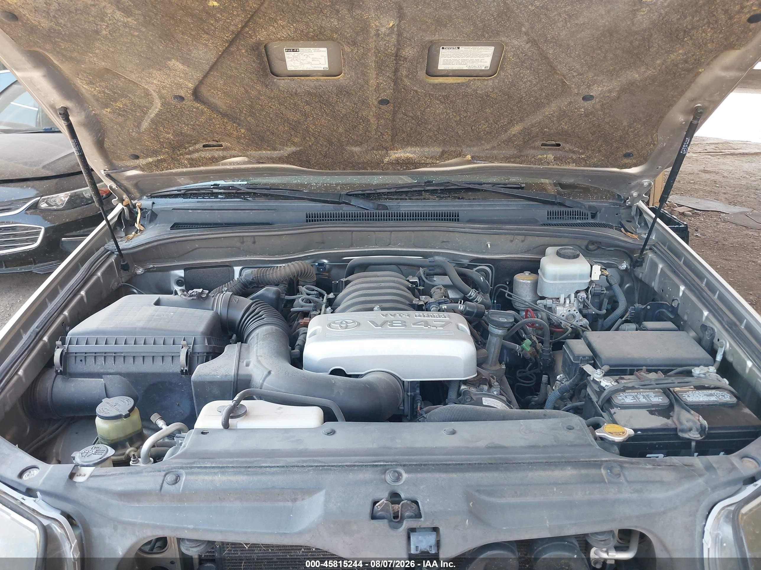 2005 Toyota 4runner Limited V8 Tan vin: JTEBT17R550045948
