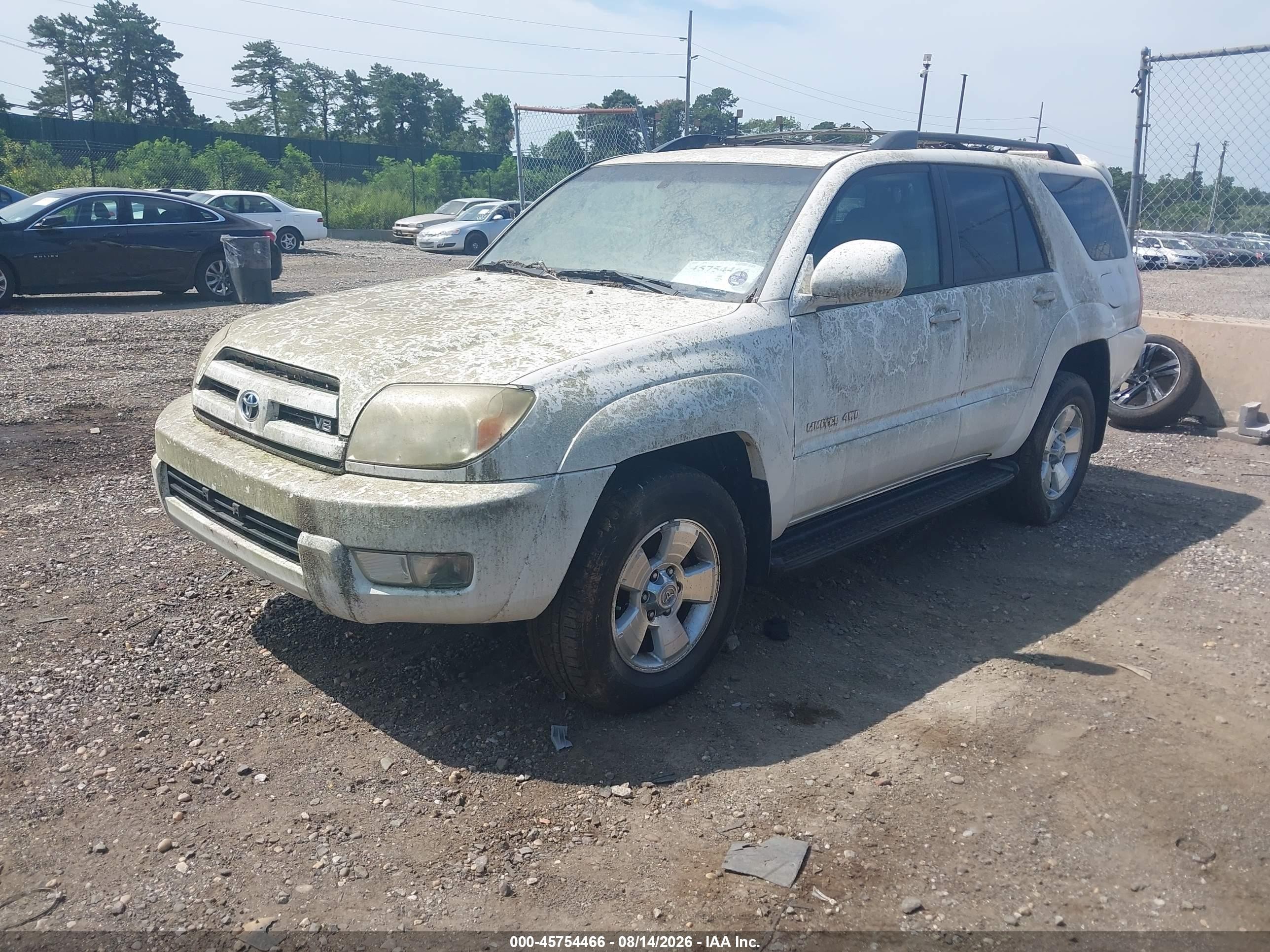 2005 Toyota 4runner Limited V8 White vin: JTEBT17R550052978