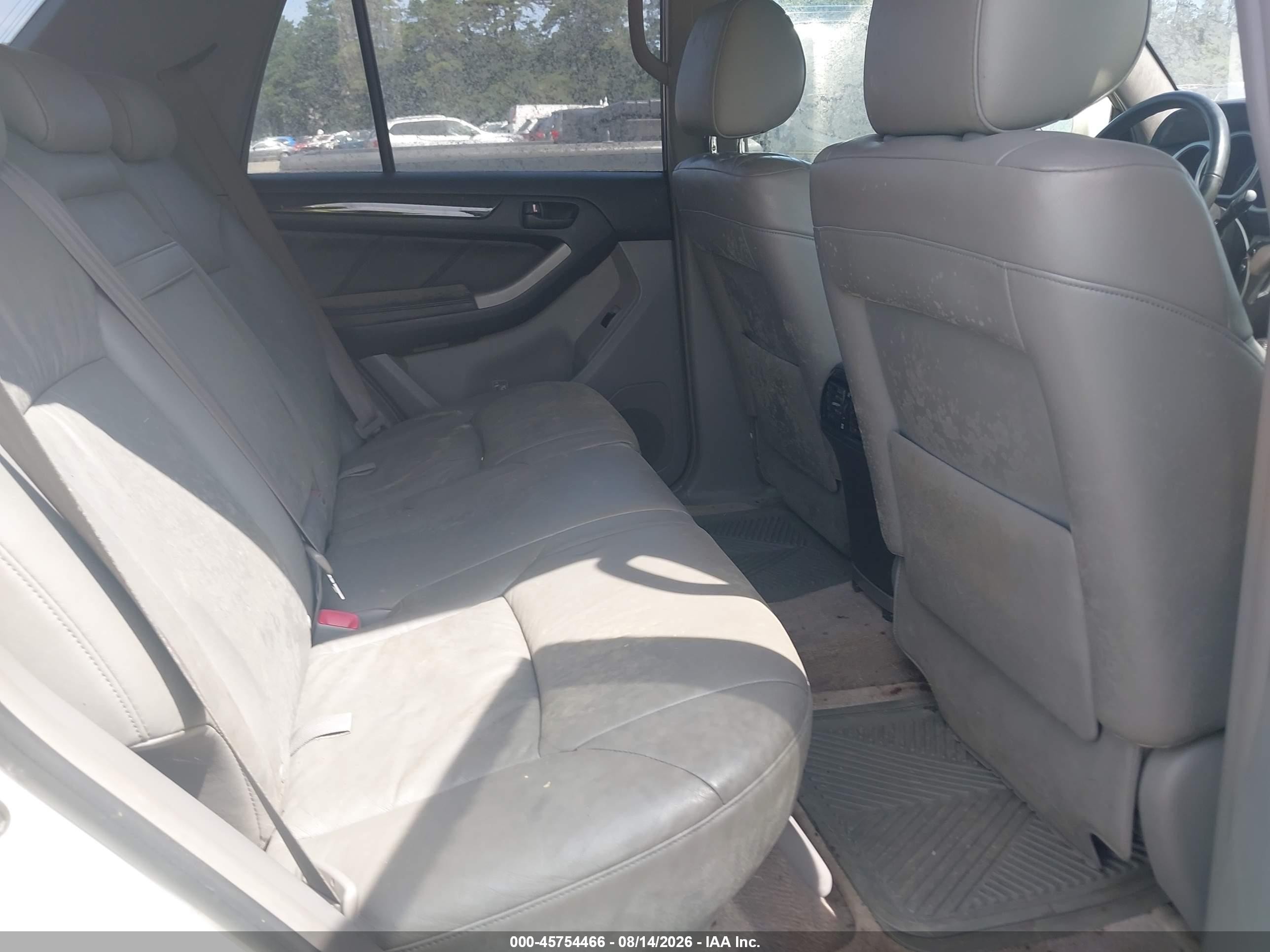 2005 Toyota 4runner Limited V8 White vin: JTEBT17R550052978