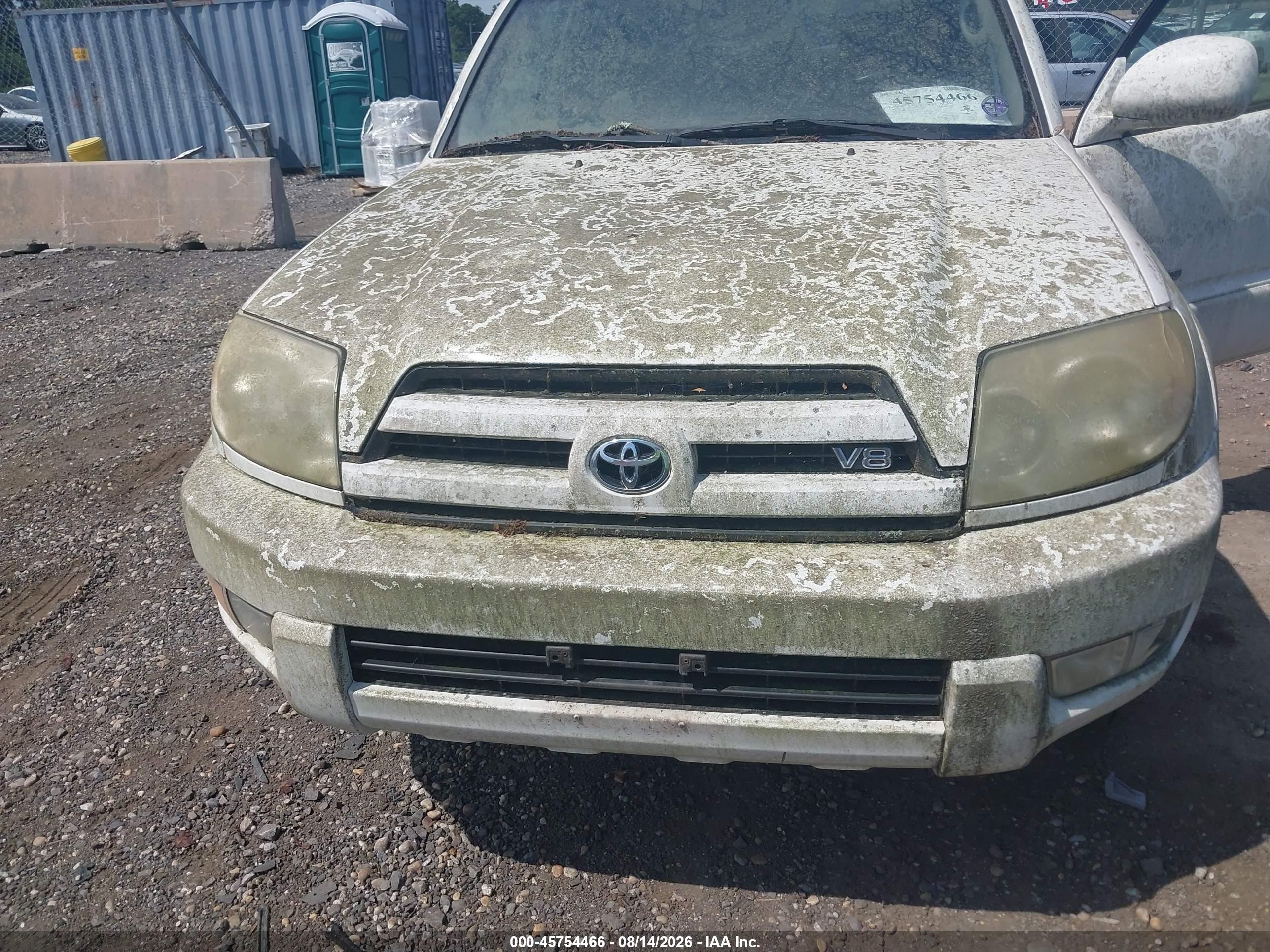 2005 Toyota 4runner Limited V8 White vin: JTEBT17R550052978