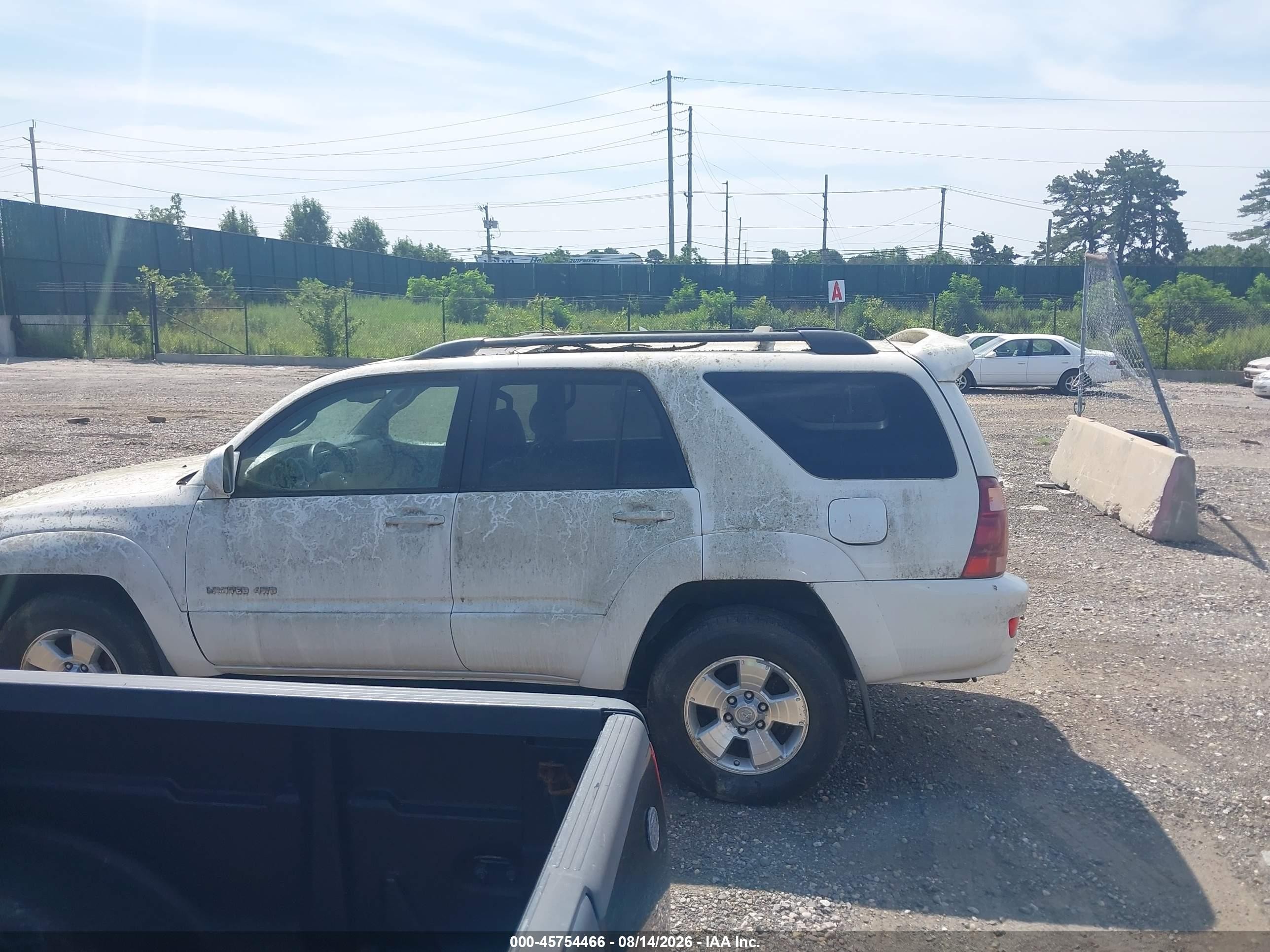 2005 Toyota 4runner Limited V8 White vin: JTEBT17R550052978