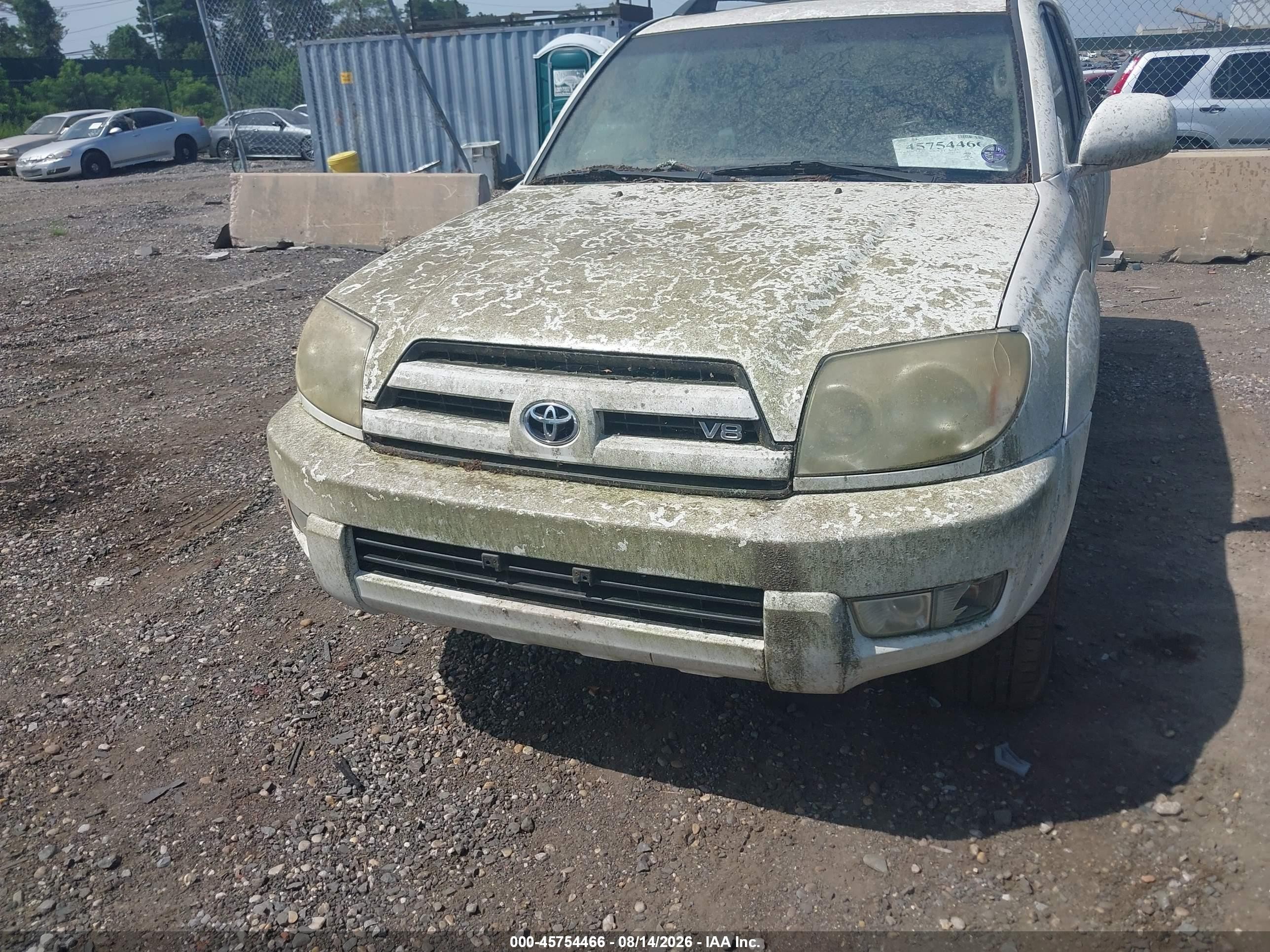 2005 Toyota 4runner Limited V8 White vin: JTEBT17R550052978