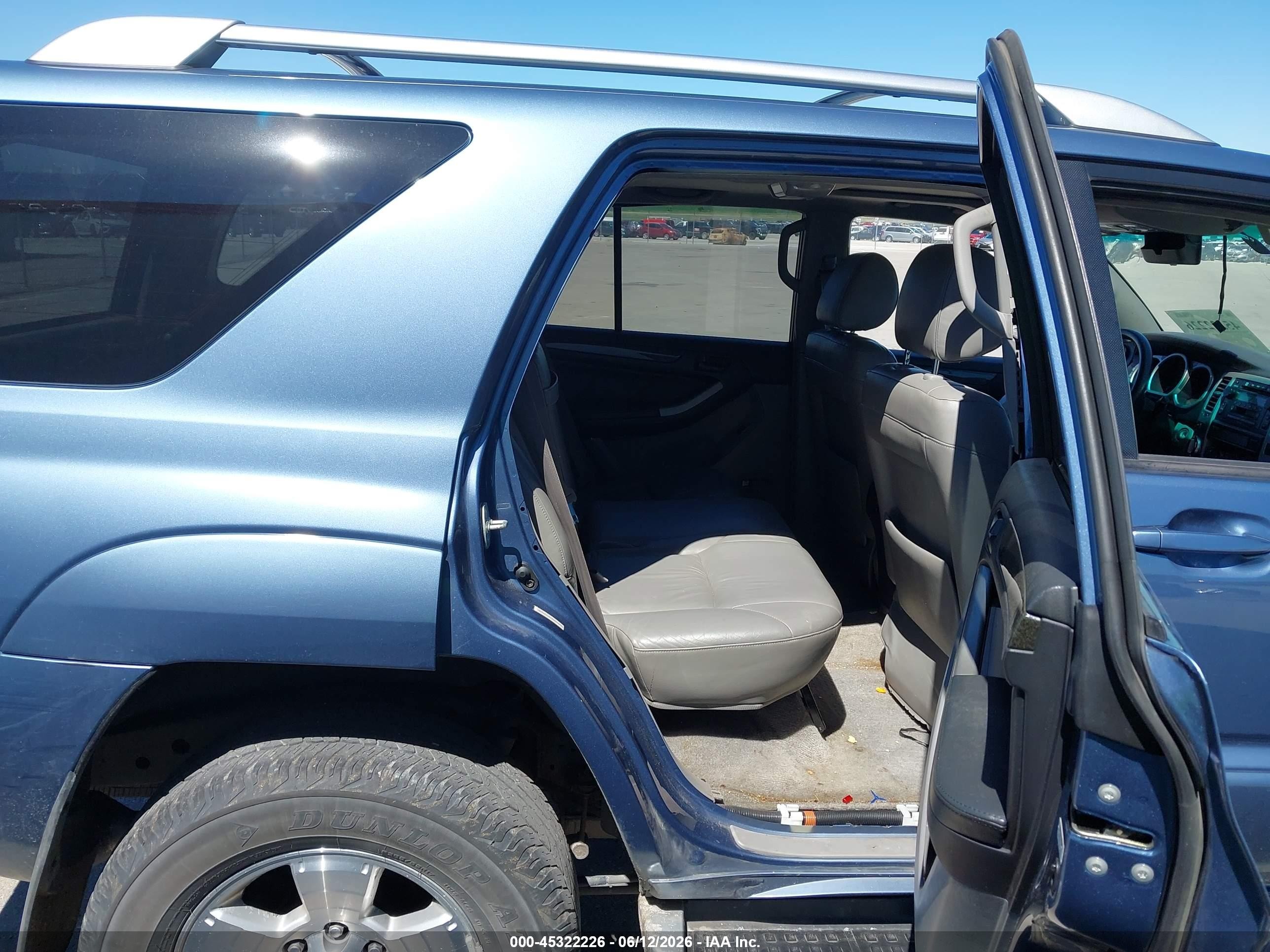 2003 Toyota 4runner Limited V8 Blue vin: JTEBT17R730013340