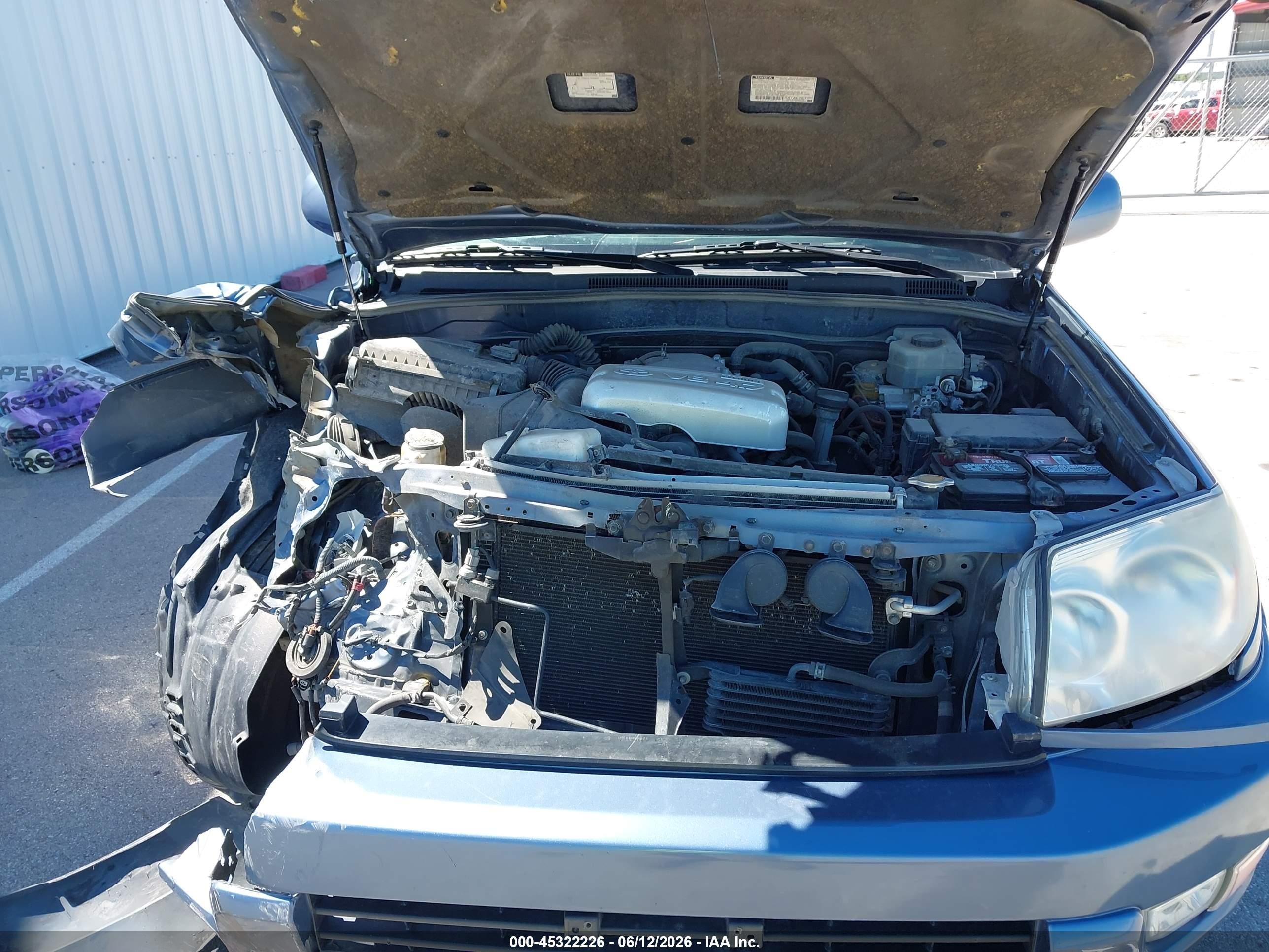2003 Toyota 4runner Limited V8 Blue vin: JTEBT17R730013340