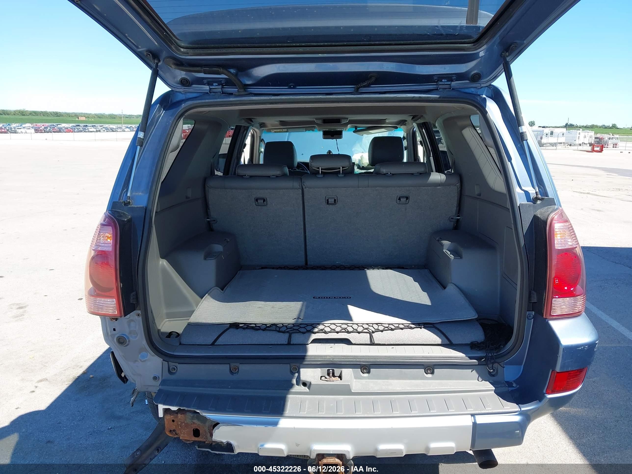 2003 Toyota 4runner Limited V8 Blue vin: JTEBT17R730013340