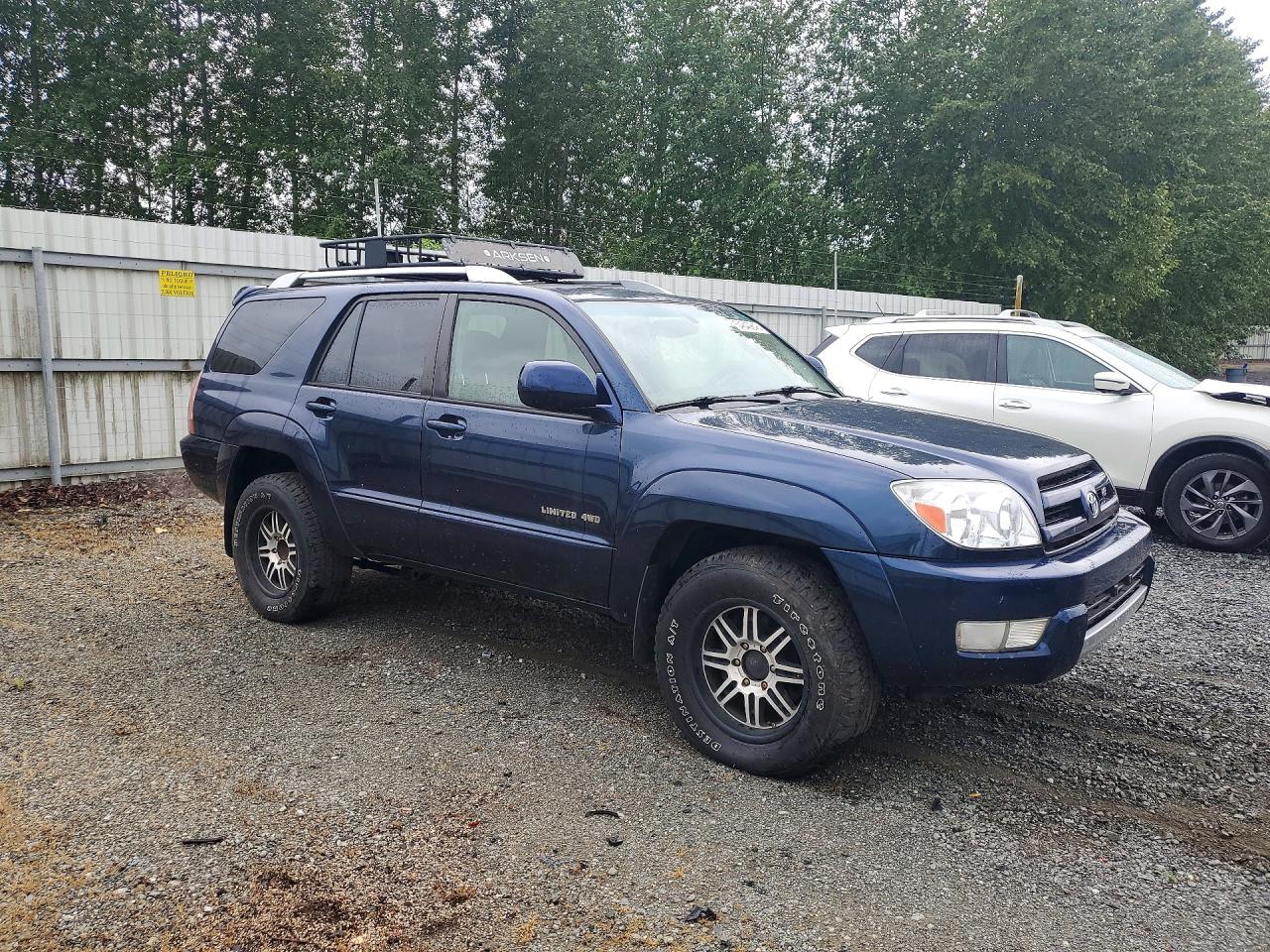 2004 Toyota 4runner Limited Blue vin: JTEBT17R748013468