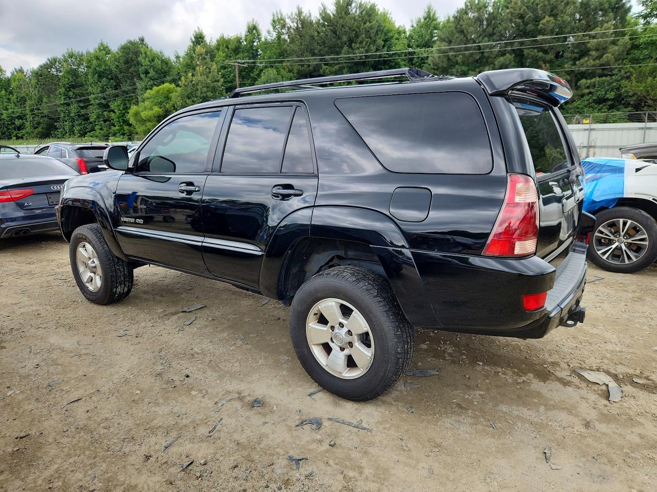 2005 Toyota 4runner Limited Black vin: JTEBT17R750050357