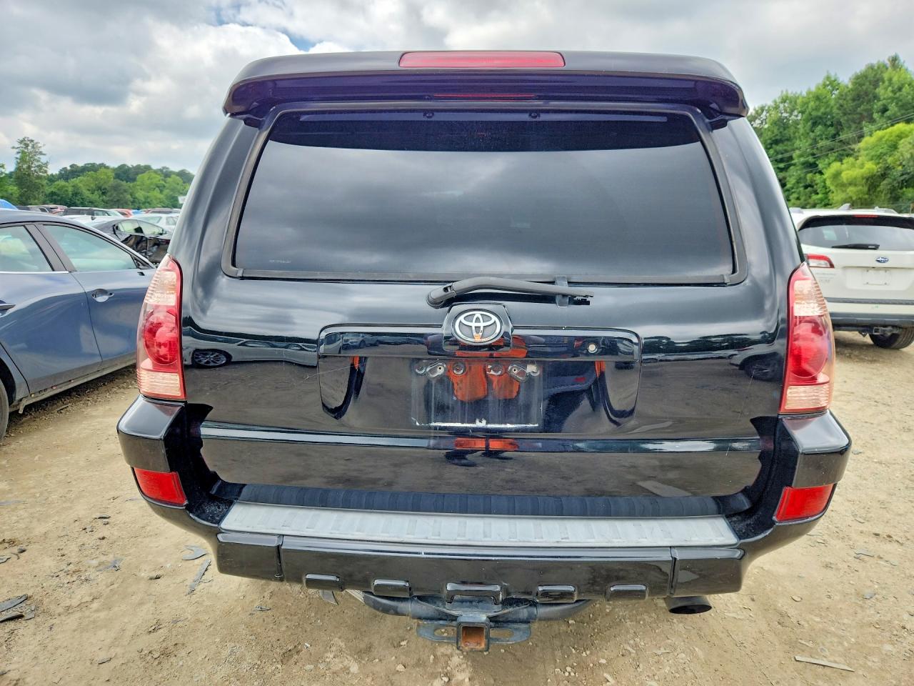 2005 Toyota 4runner Limited Black vin: JTEBT17R750050357