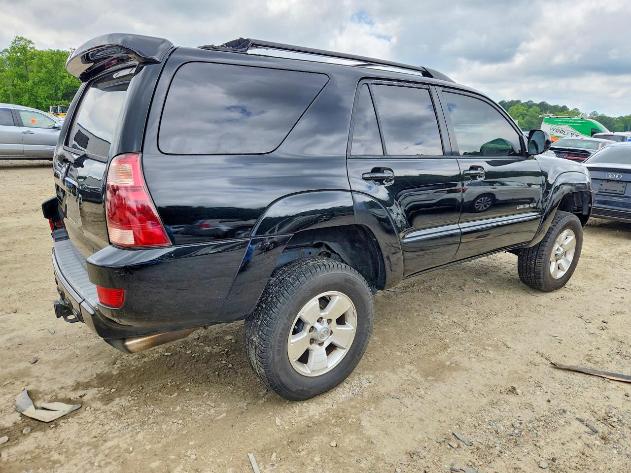 2005 Toyota 4runner Limited Black vin: JTEBT17R750050357