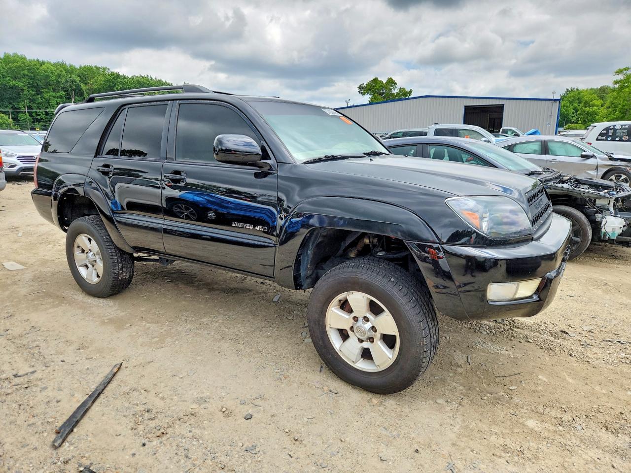 2005 Toyota 4runner Limited Black vin: JTEBT17R750050357