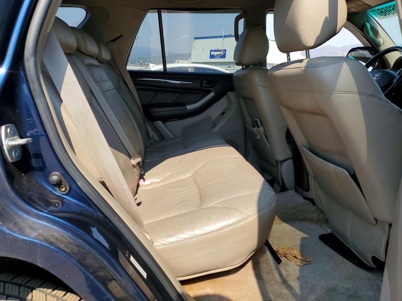 2005 Toyota 4runner Limited Blue vin: JTEBT17R758026268