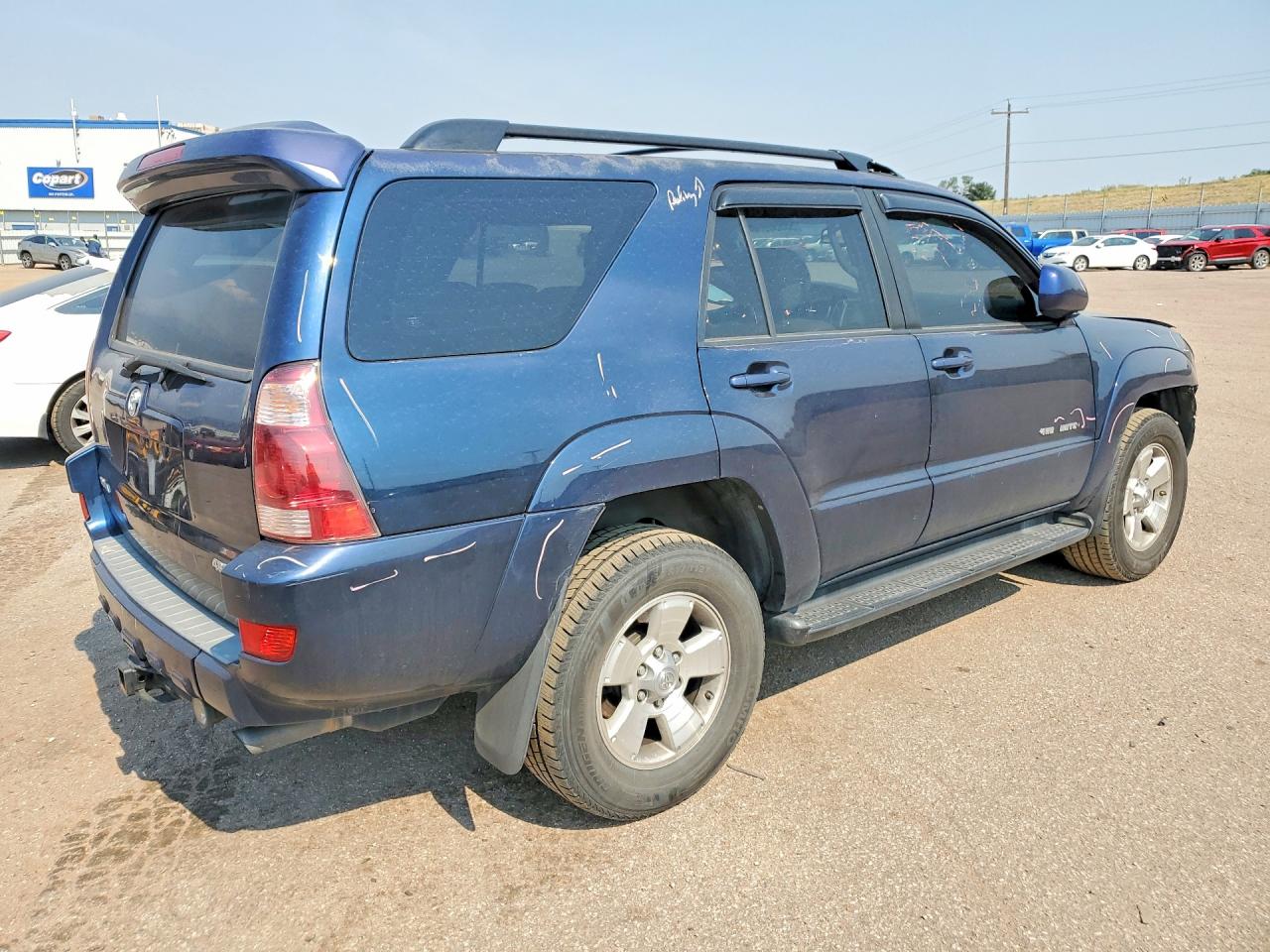 2005 Toyota 4runner Limited Blue vin: JTEBT17R758026268