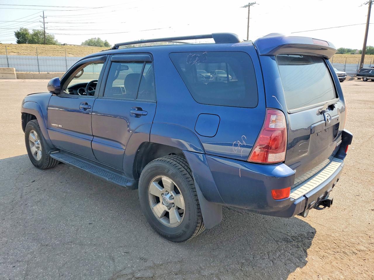 2005 Toyota 4runner Limited Blue vin: JTEBT17R758026268