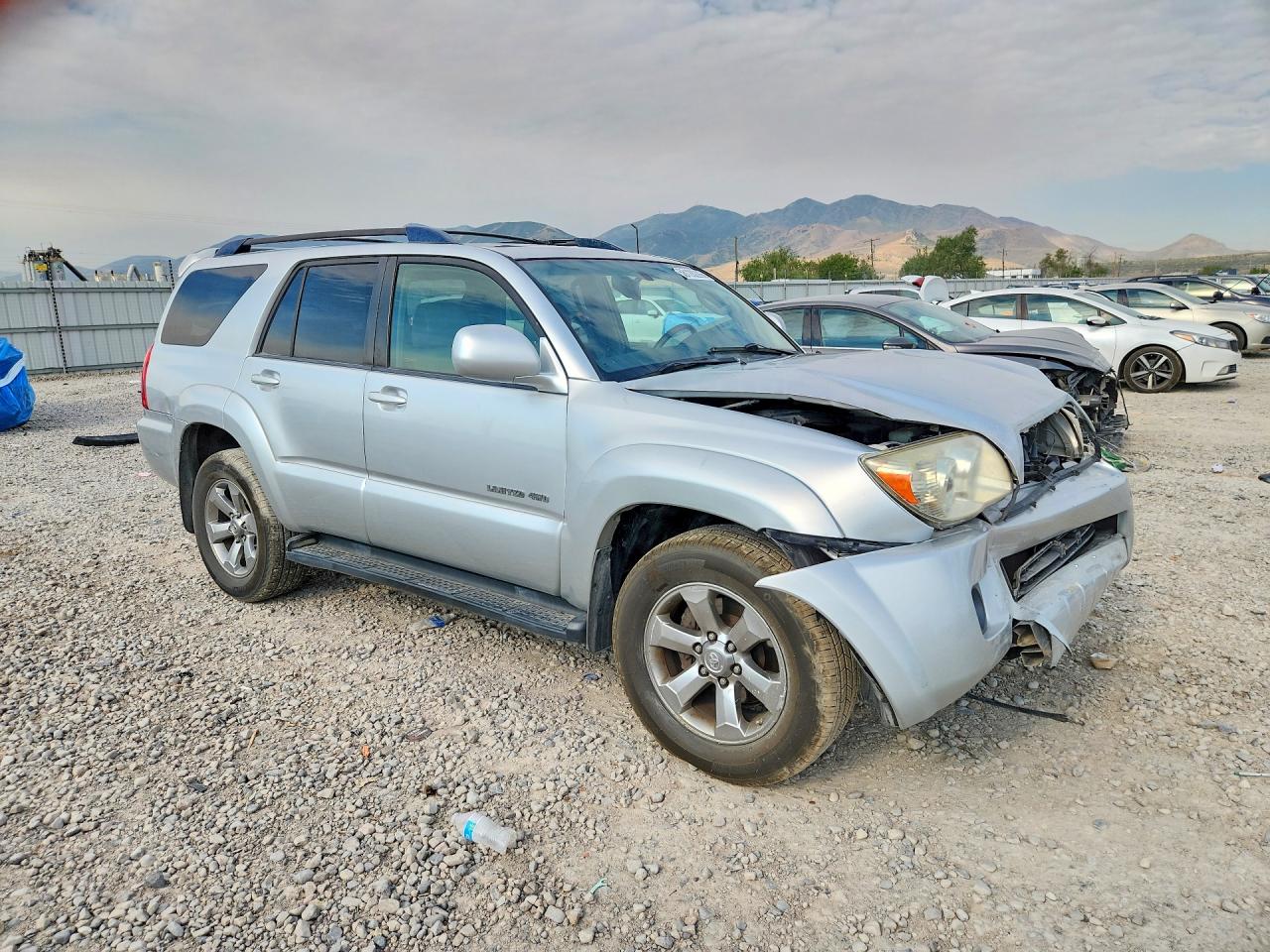 2008 Toyota 4runner Limited Silver vin: JTEBT17R78K005606