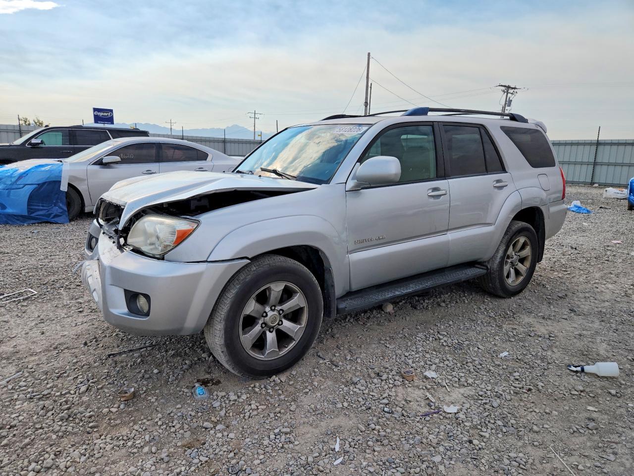 2008 Toyota 4runner Limited Silver vin: JTEBT17R78K005606