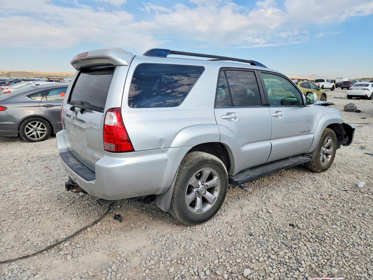 2008 Toyota 4runner Limited Silver vin: JTEBT17R78K005606