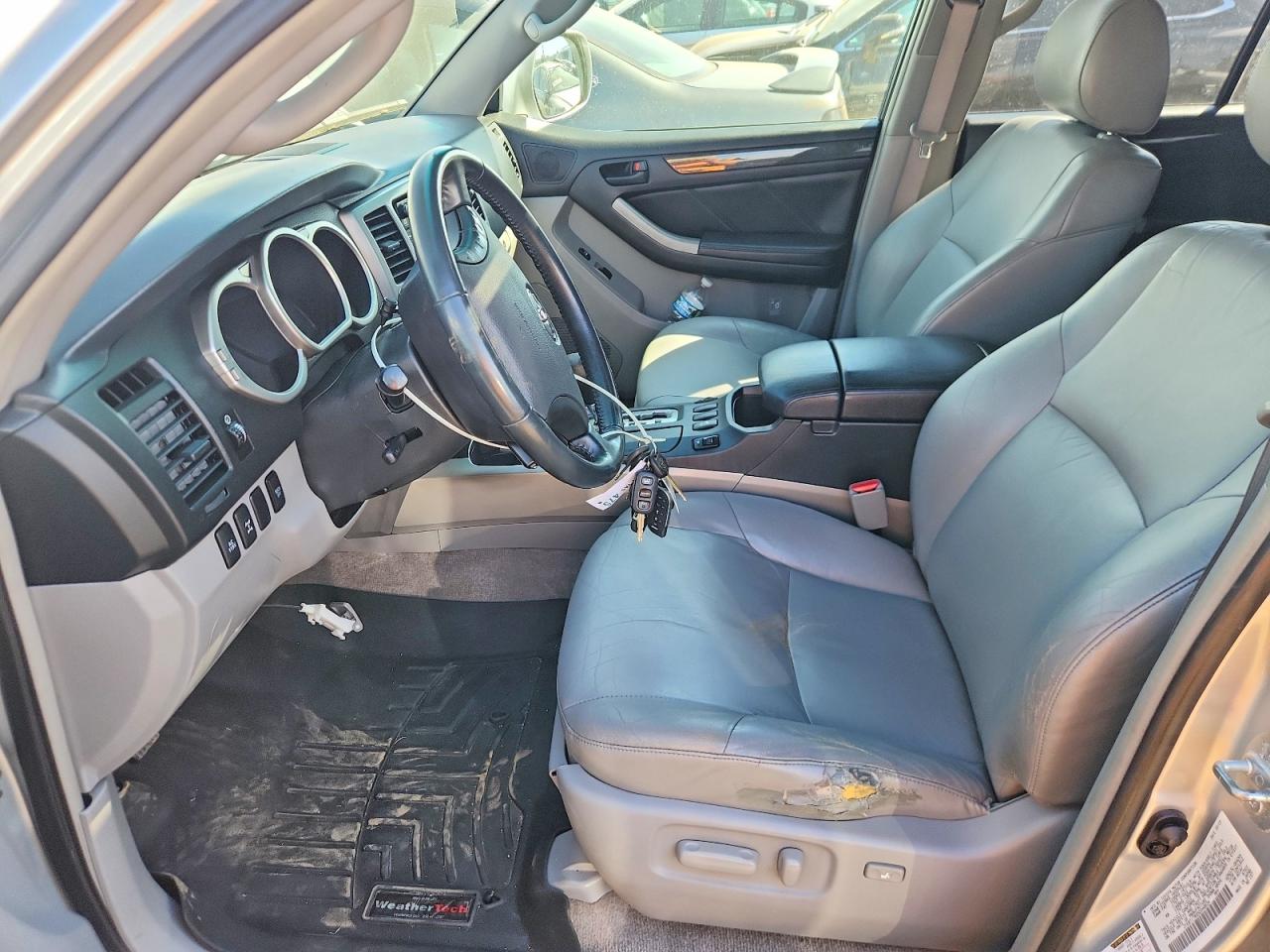 2005 Toyota 4runner Limited Silver vin: JTEBT17R850048634