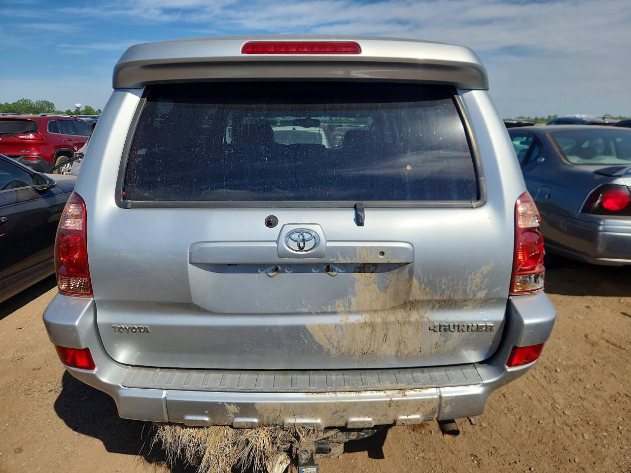 2005 Toyota 4runner Limited Silver vin: JTEBT17R850048634