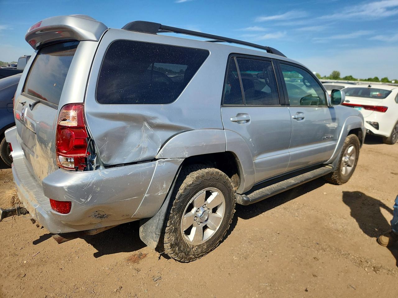 2005 Toyota 4runner Limited Silver vin: JTEBT17R850048634