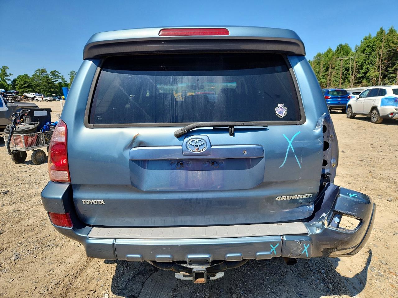 2005 Toyota 4runner Limited Blue vin: JTEBT17R850050089