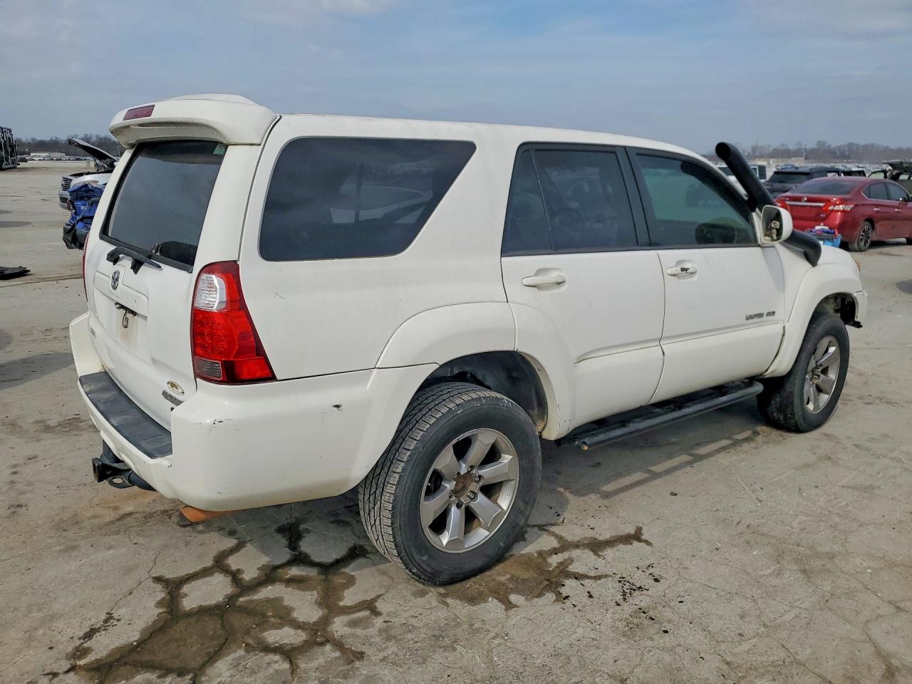2006 Toyota 4runner Limited White vin: JTEBT17R860063913
