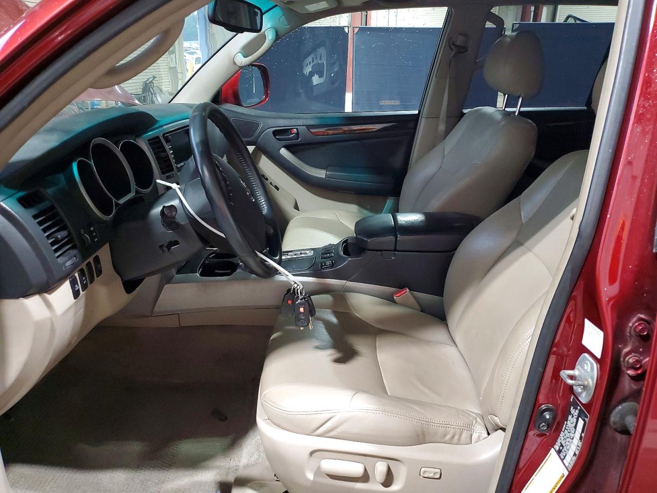 2007 Toyota 4runner Limited Красный vin: JTEBT17R878043194