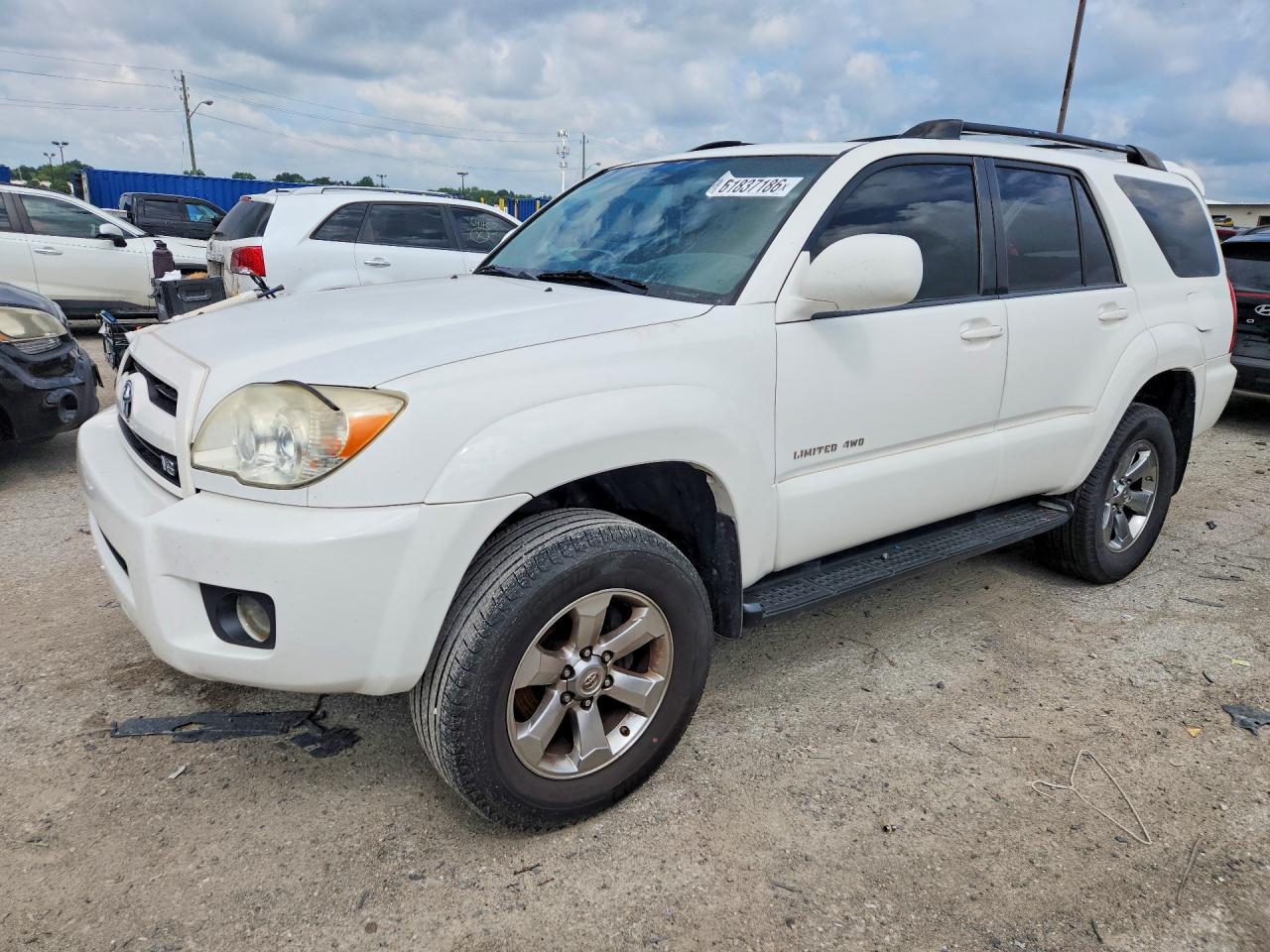 2008 Toyota 4runner Limited White vin: JTEBT17R88K004349