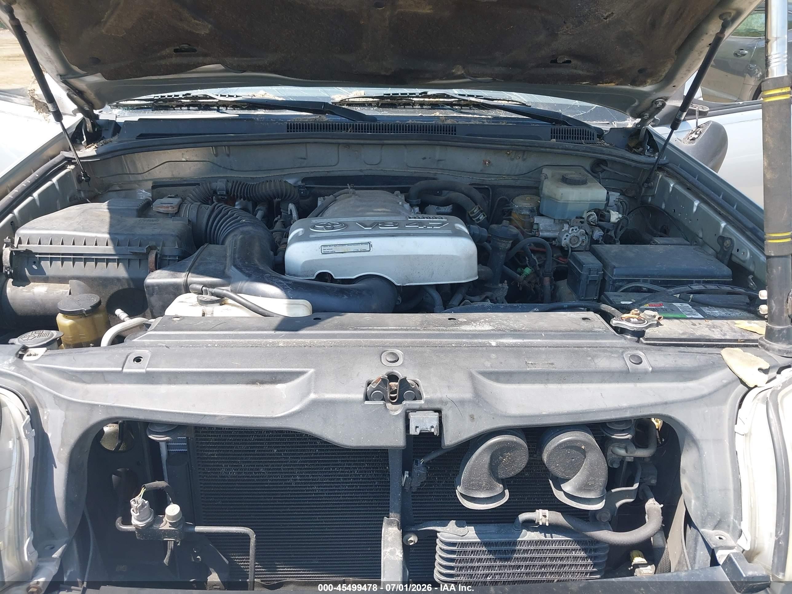 2003 Toyota 4runner Limited V8 Silver vin: JTEBT17R938006410