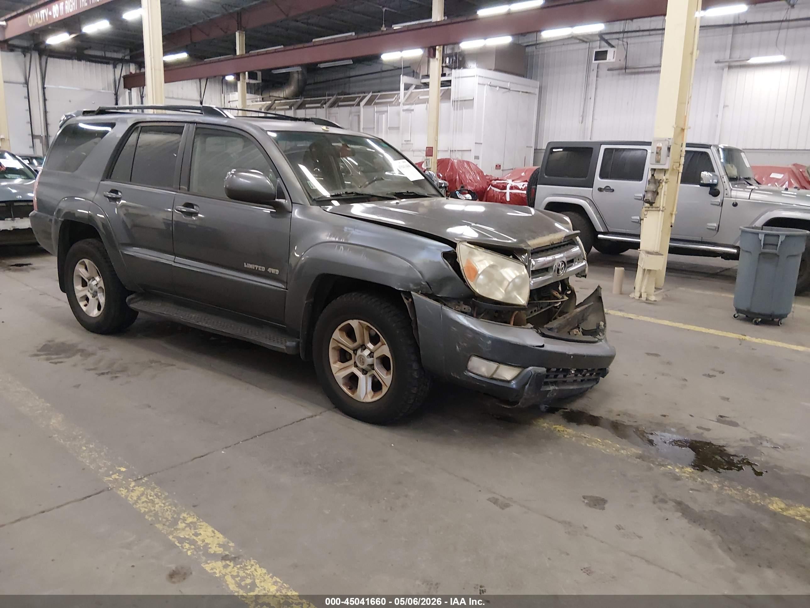 2005 Toyota 4runner Limited V8 Gray vin: JTEBT17R958020777