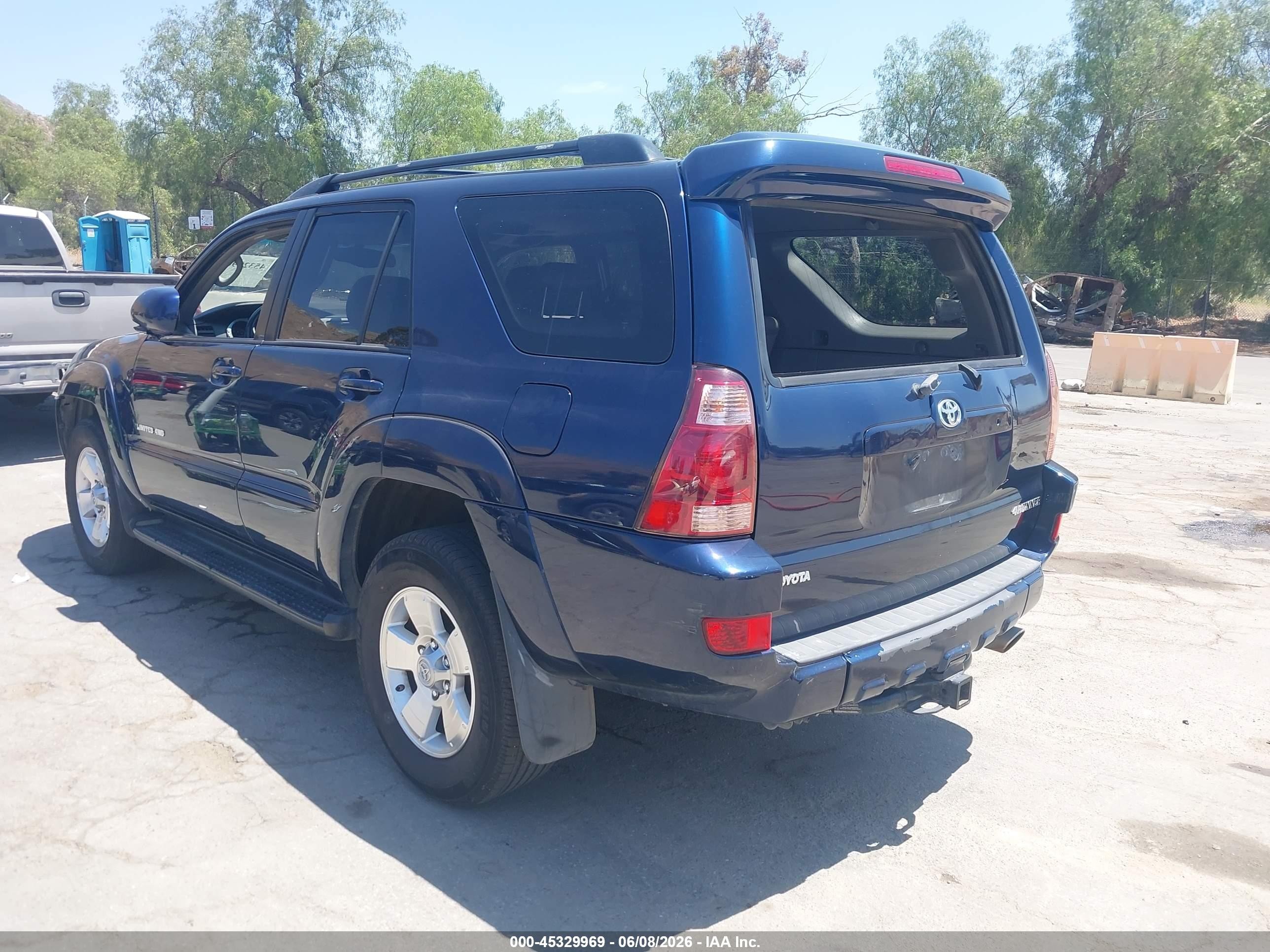 2005 Toyota 4runner Limited V8 Синий vin: JTEBT17R958021508