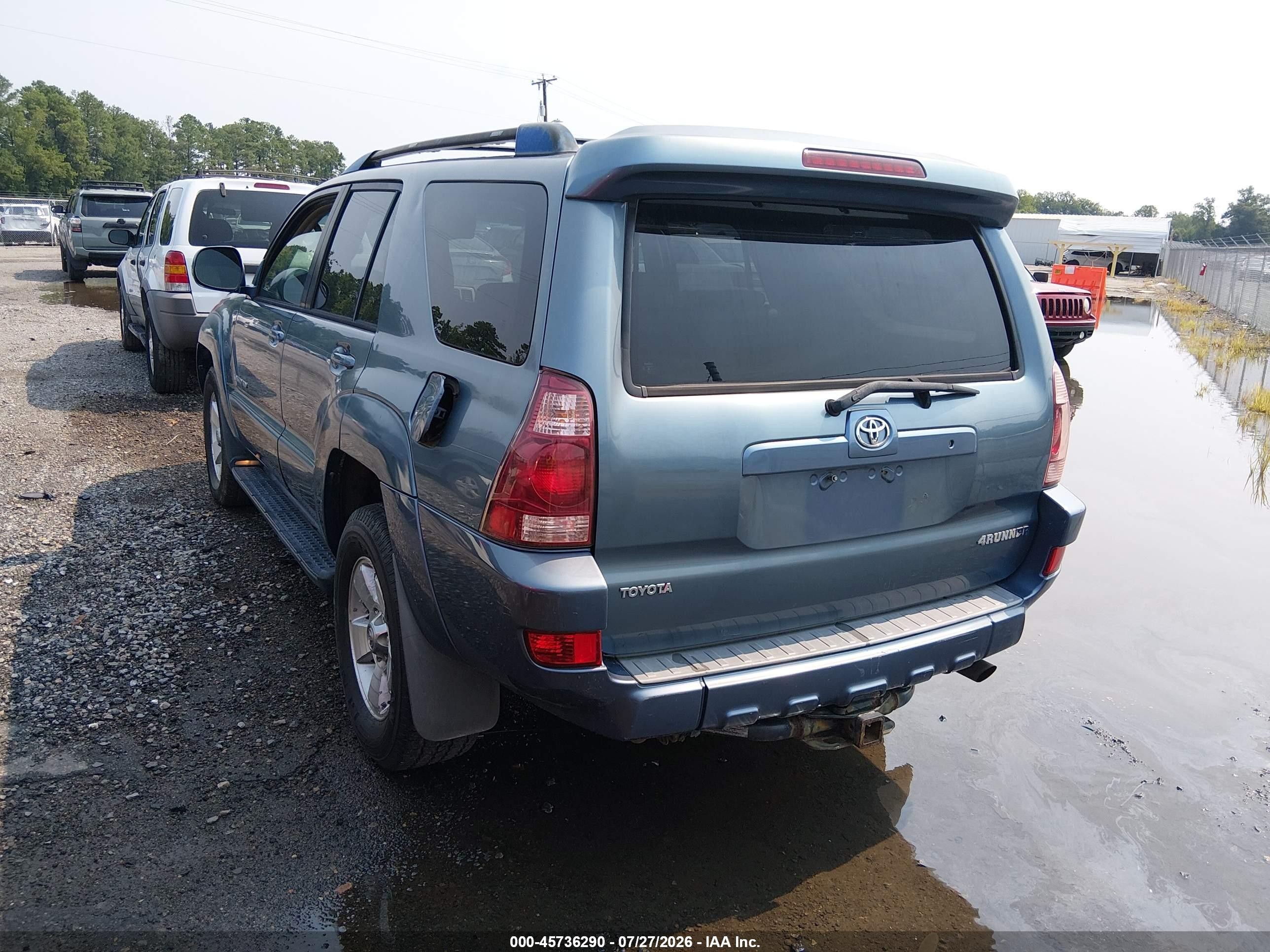 2005 Toyota 4runner Limited V8 Gray vin: JTEBT17R958025817