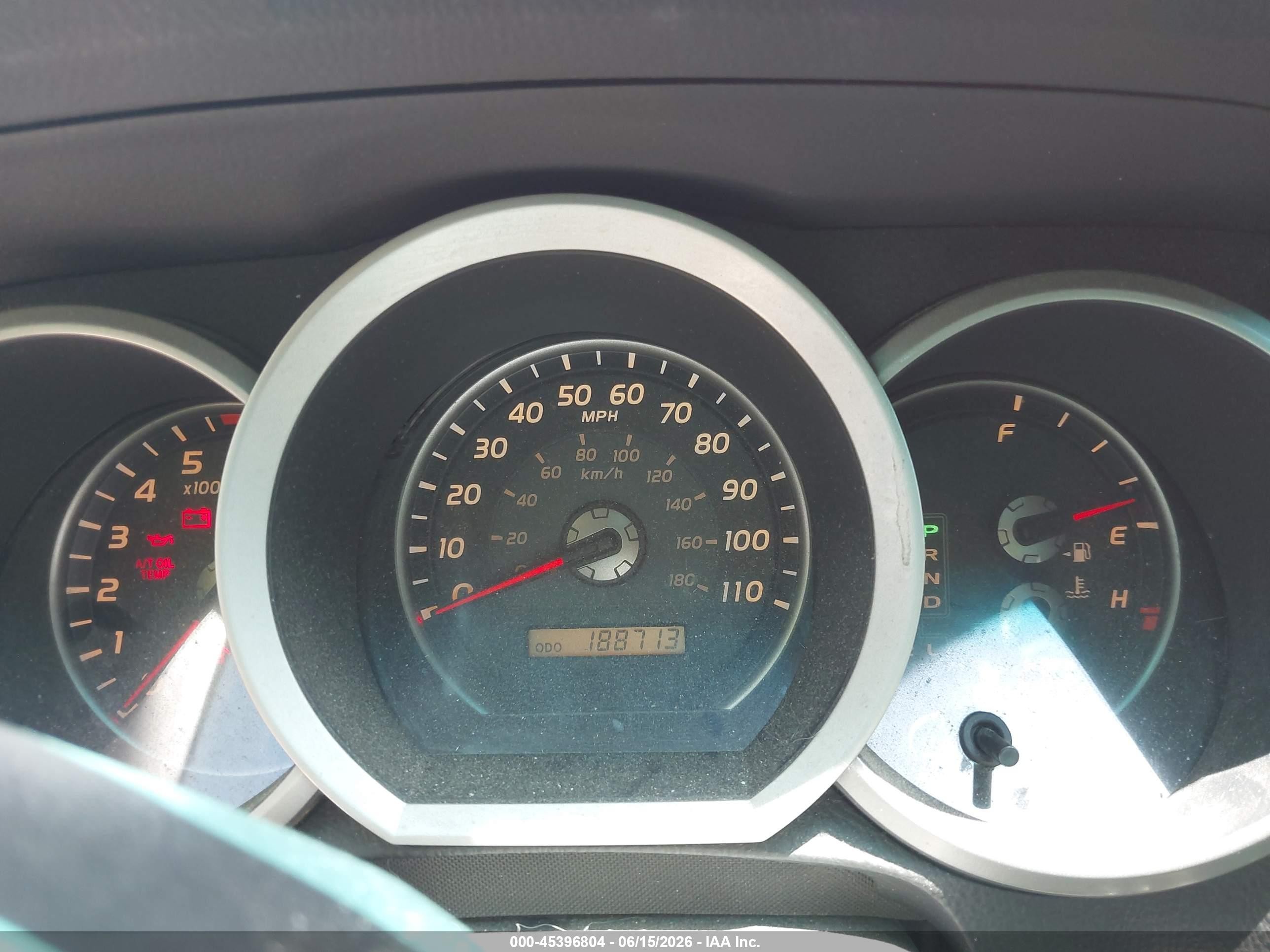 2007 Toyota 4runner Limited Red vin: JTEBT17R978043026