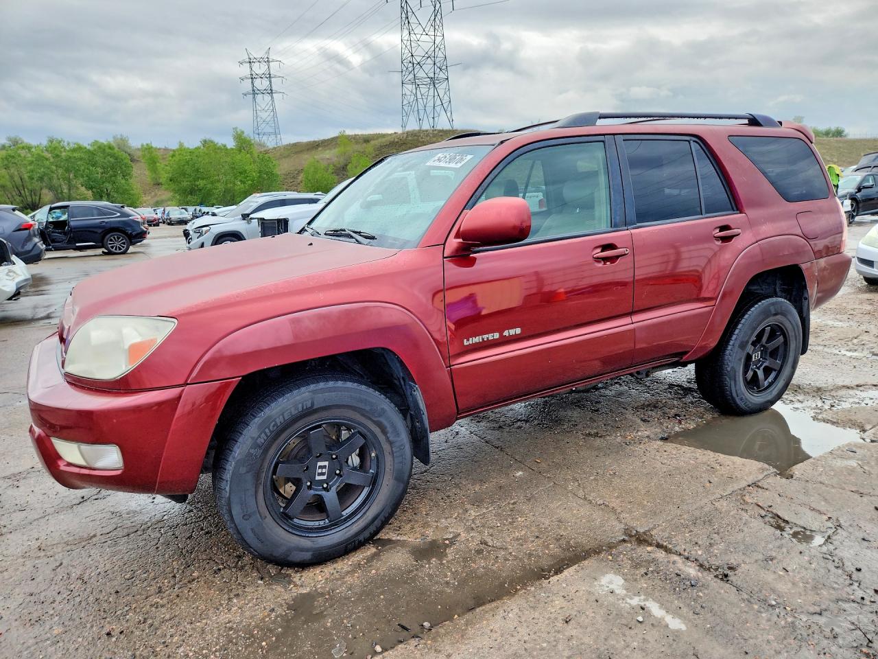 2005 Toyota 4runner Limited Темно-бордовый vin: JTEBT17RX58018570