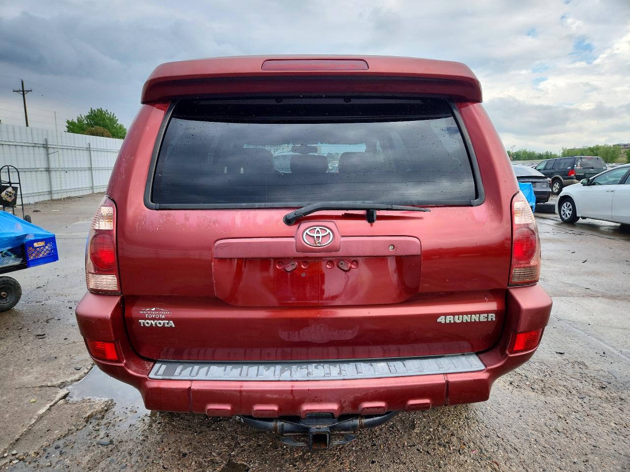2005 Toyota 4runner Limited Maroon vin: JTEBT17RX58018570