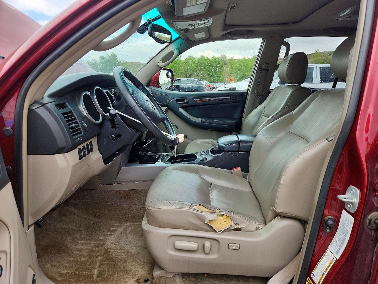 2005 Toyota 4runner Limited Maroon vin: JTEBT17RX58018570