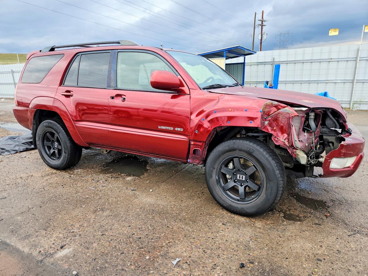 2005 Toyota 4runner Limited Maroon vin: JTEBT17RX58018570