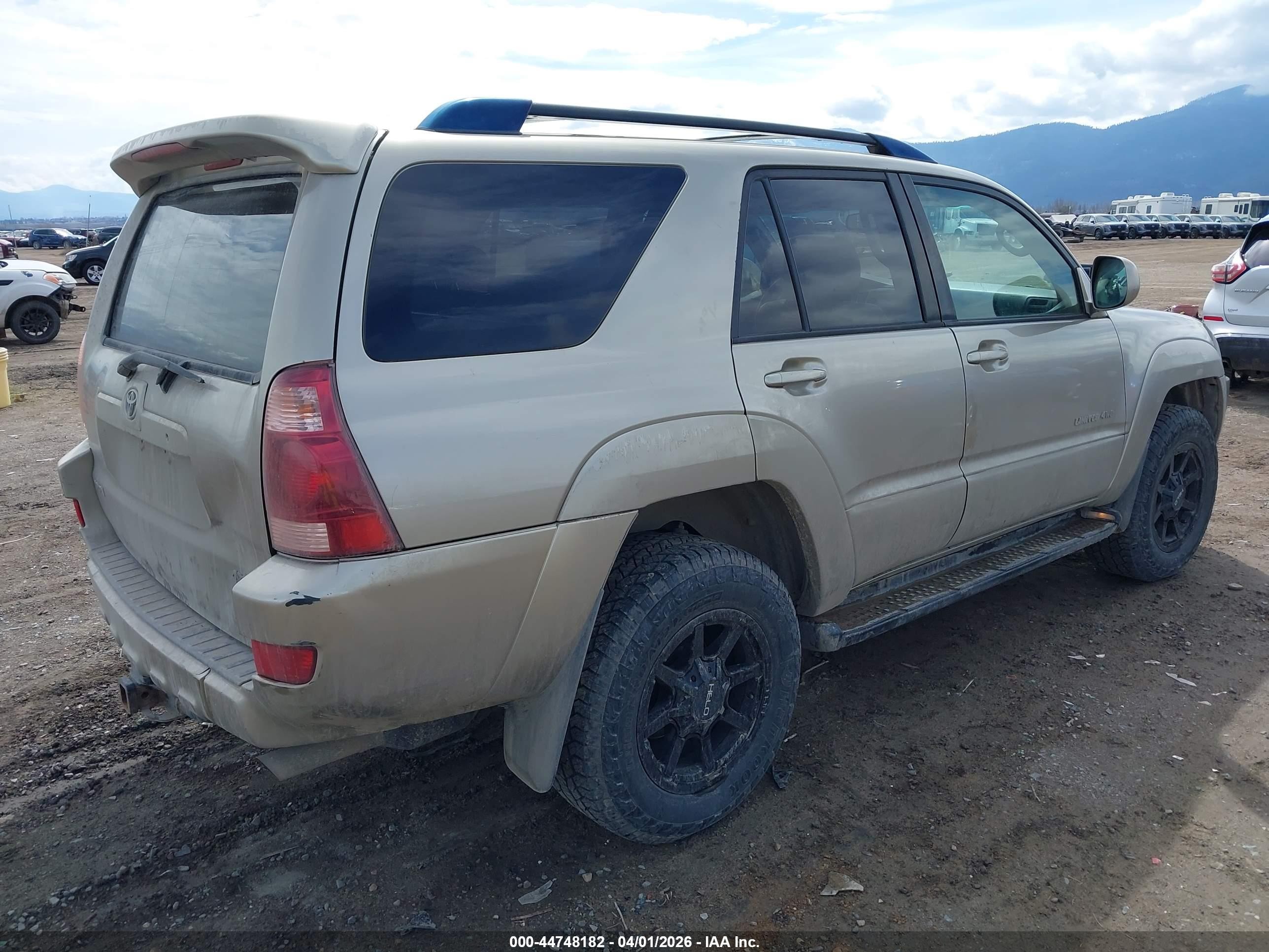 2005 Toyota 4runner Limited V8 Gold vin: JTEBT17RX58024109